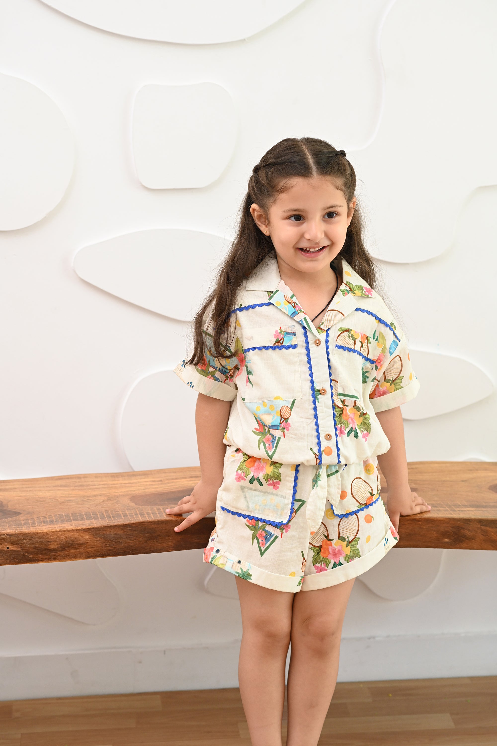 Steffi Romper - Court White