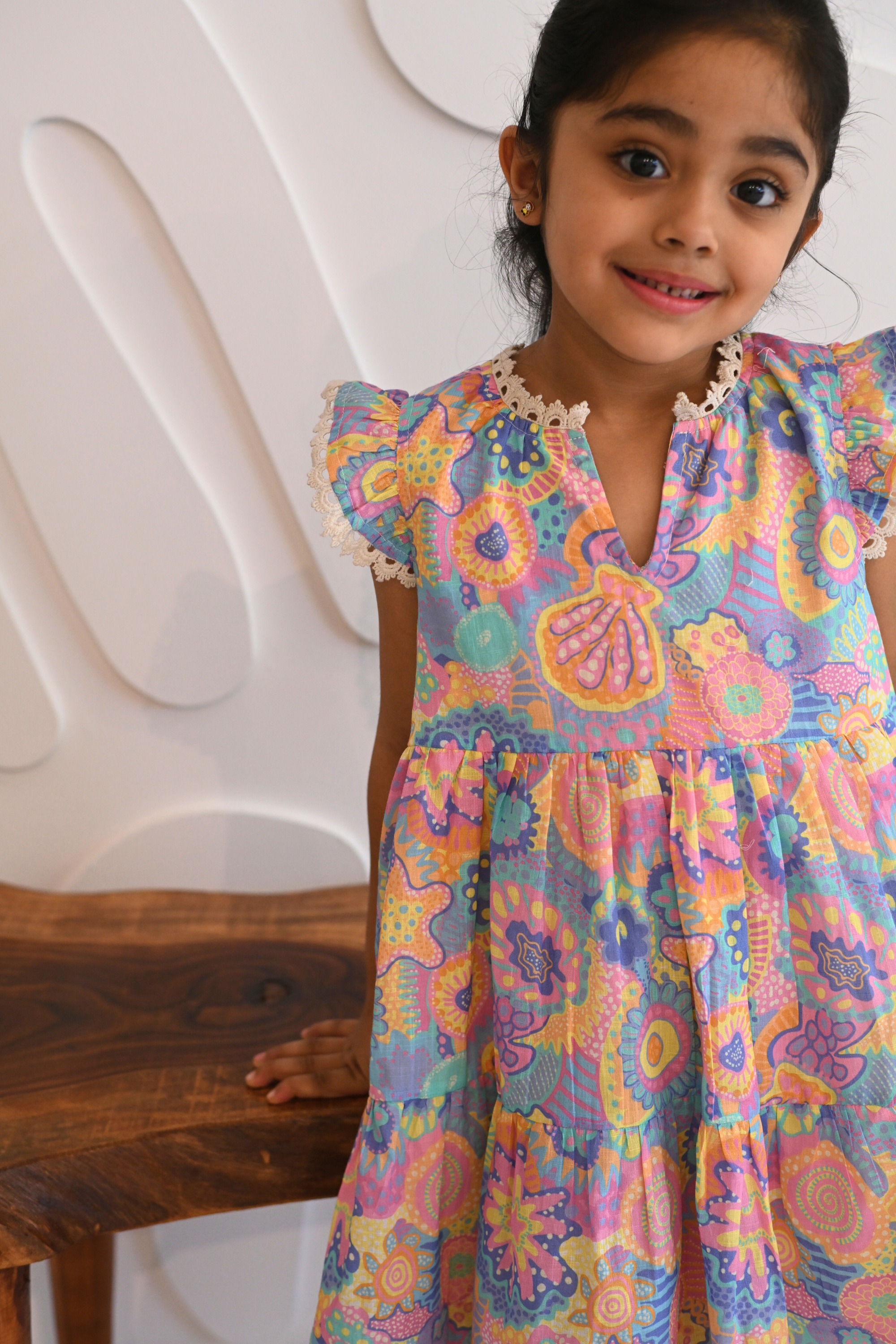 Sabrina Dress - Rainbow Sorbet