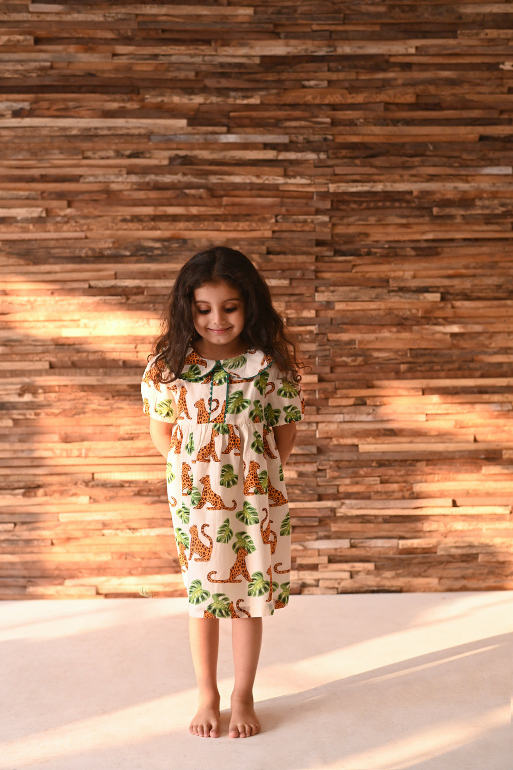 Nottens leo dress - White