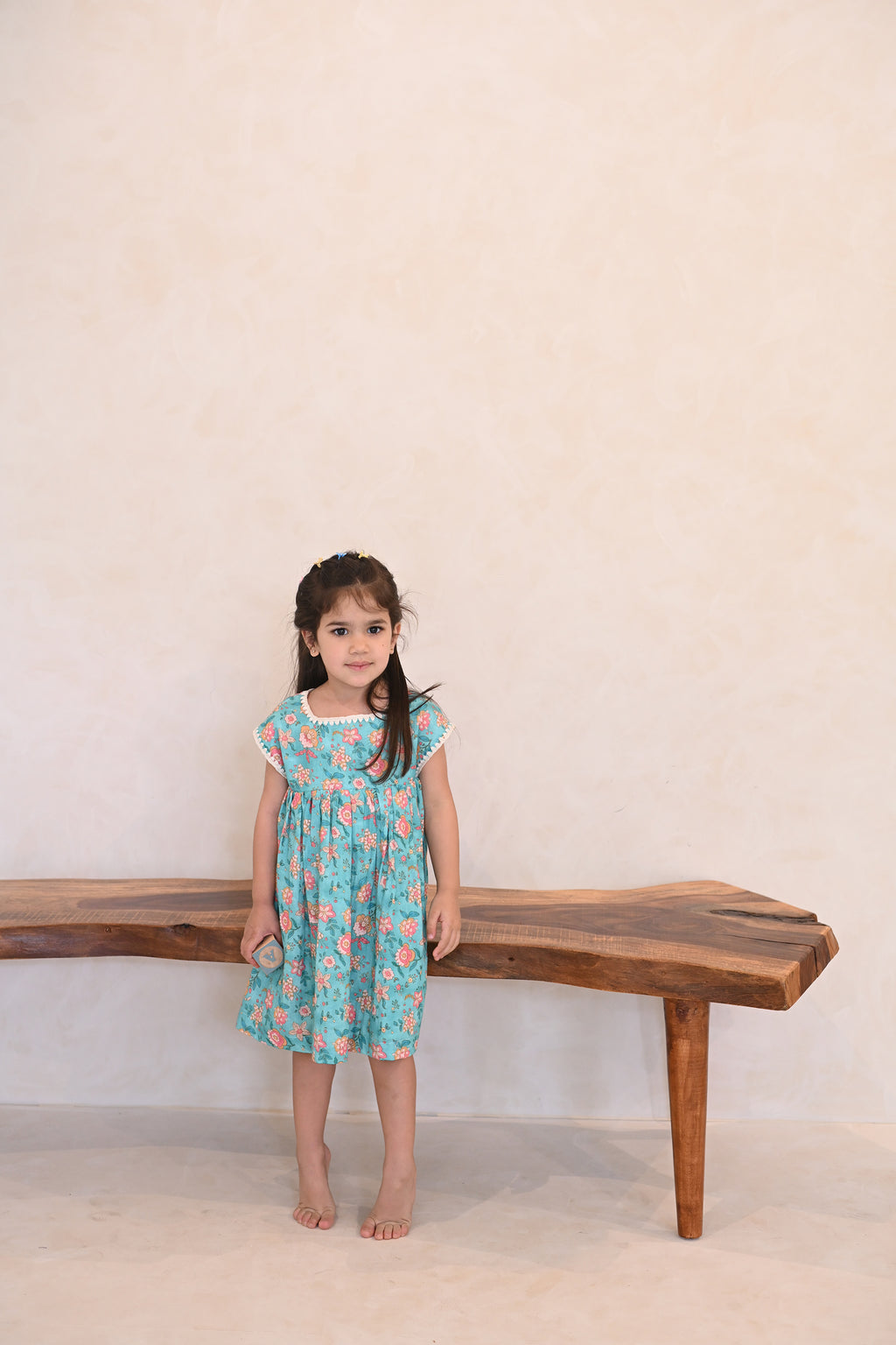 Freja Dress - Blush Aqua