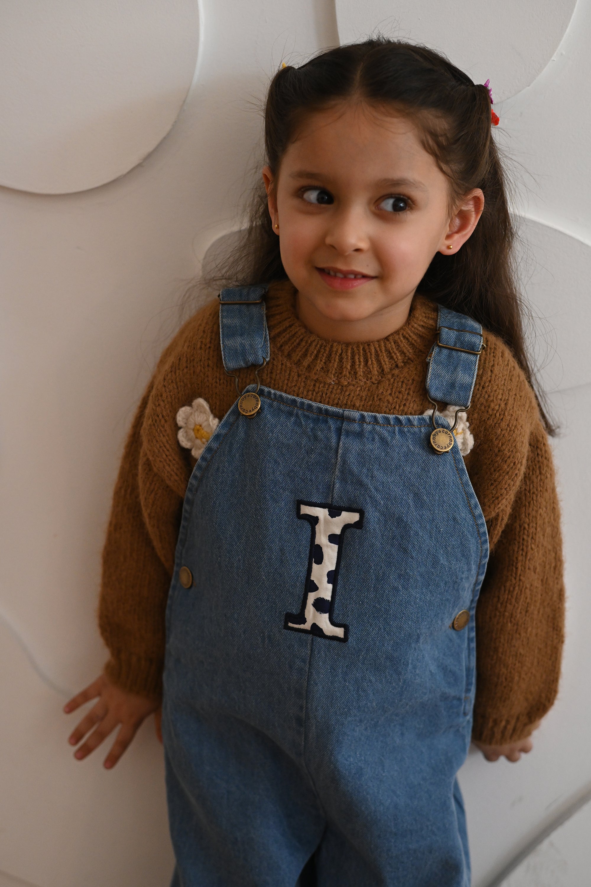 Blue Speckle Overalls