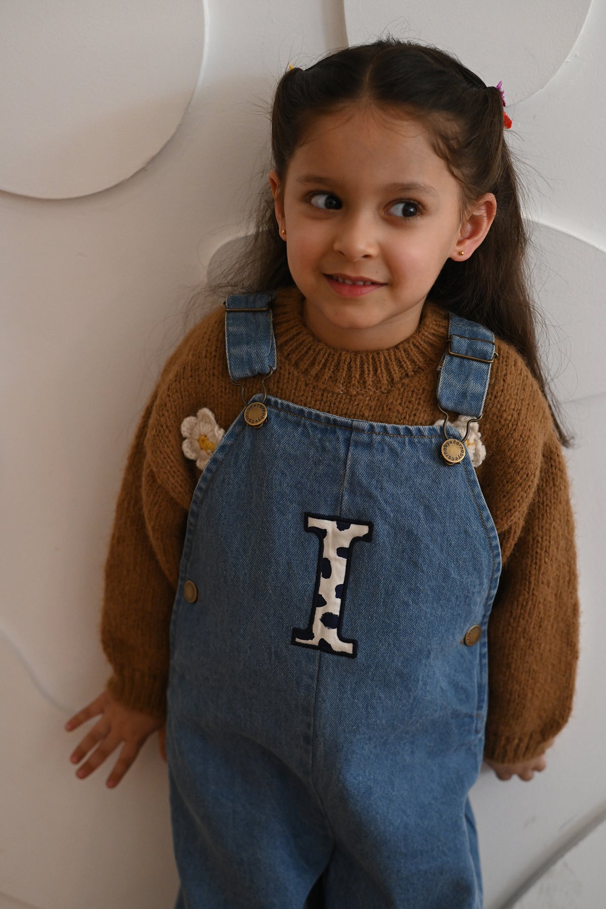 Blue Speckle Overalls