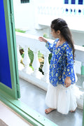 Zina Set - Royal Blue Farah Bagh
