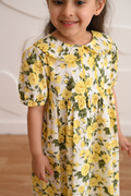 Hannah Dress - Yellow Rose