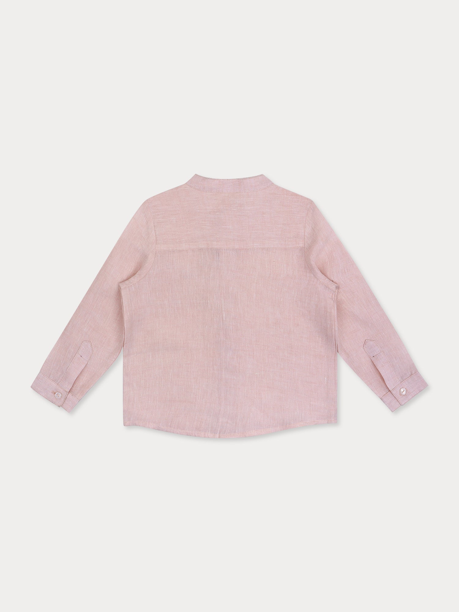 Steve Linen Shirt- Salmon Pink