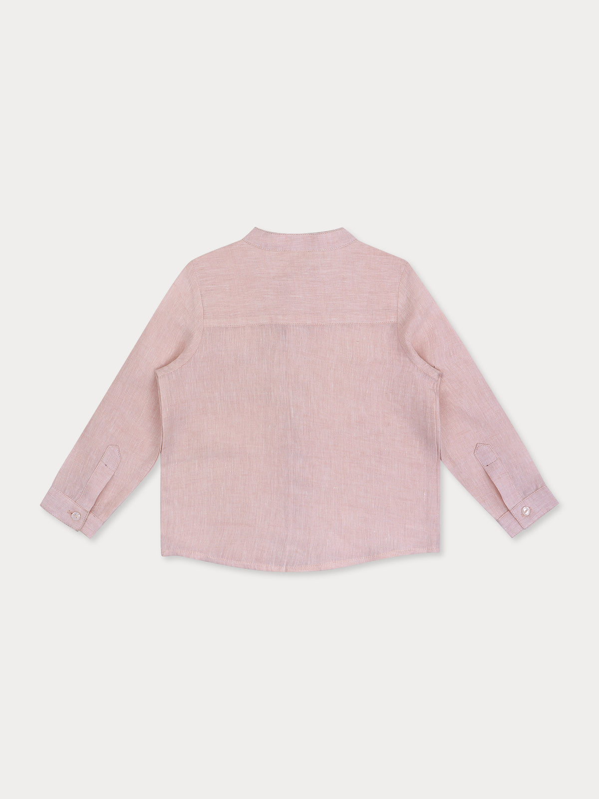 Steve Linen Shirt- Salmon Pink