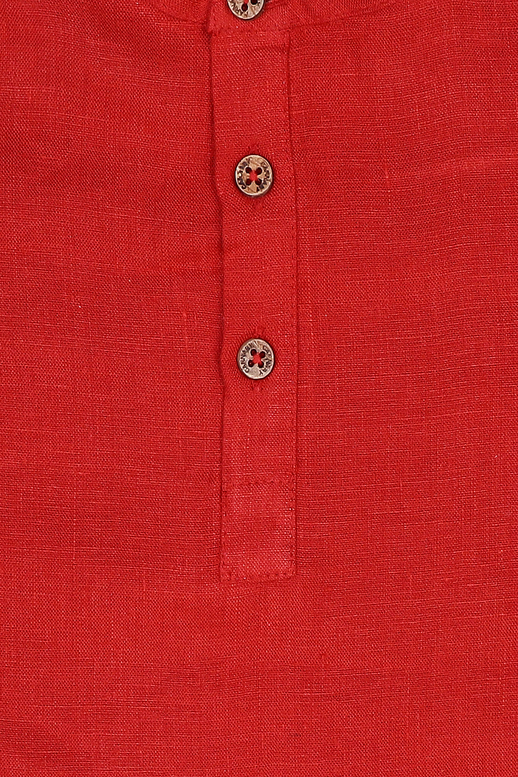 Lorenzo Linen Shirt - Brick Red