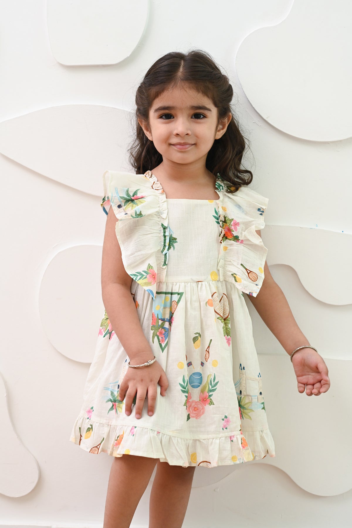 Evonne Dress - Court White