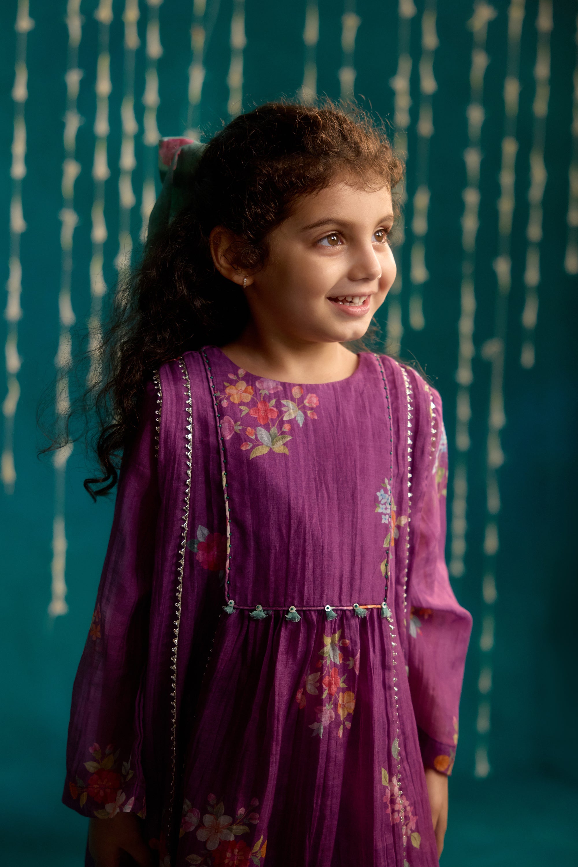 Jaamun Chitthi Flared Kurta Set