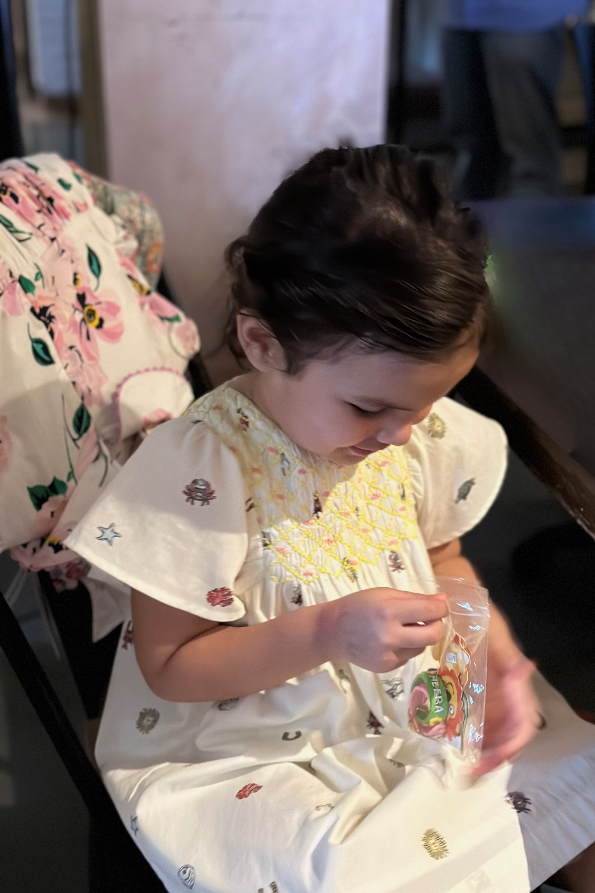 Anna Handsmocked Dress - Riviera