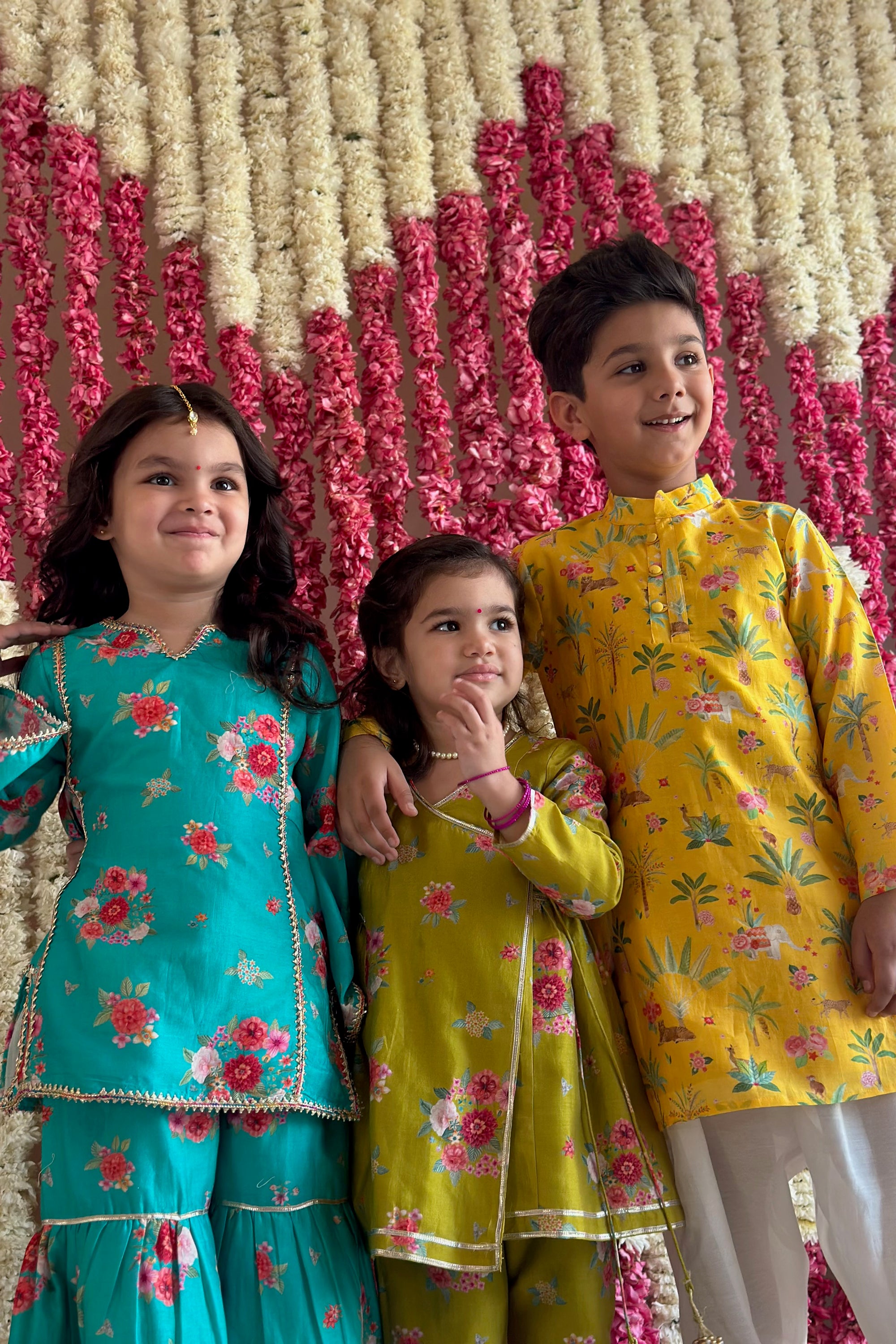 Gul Angrakha  Set - Kiwi Bagh