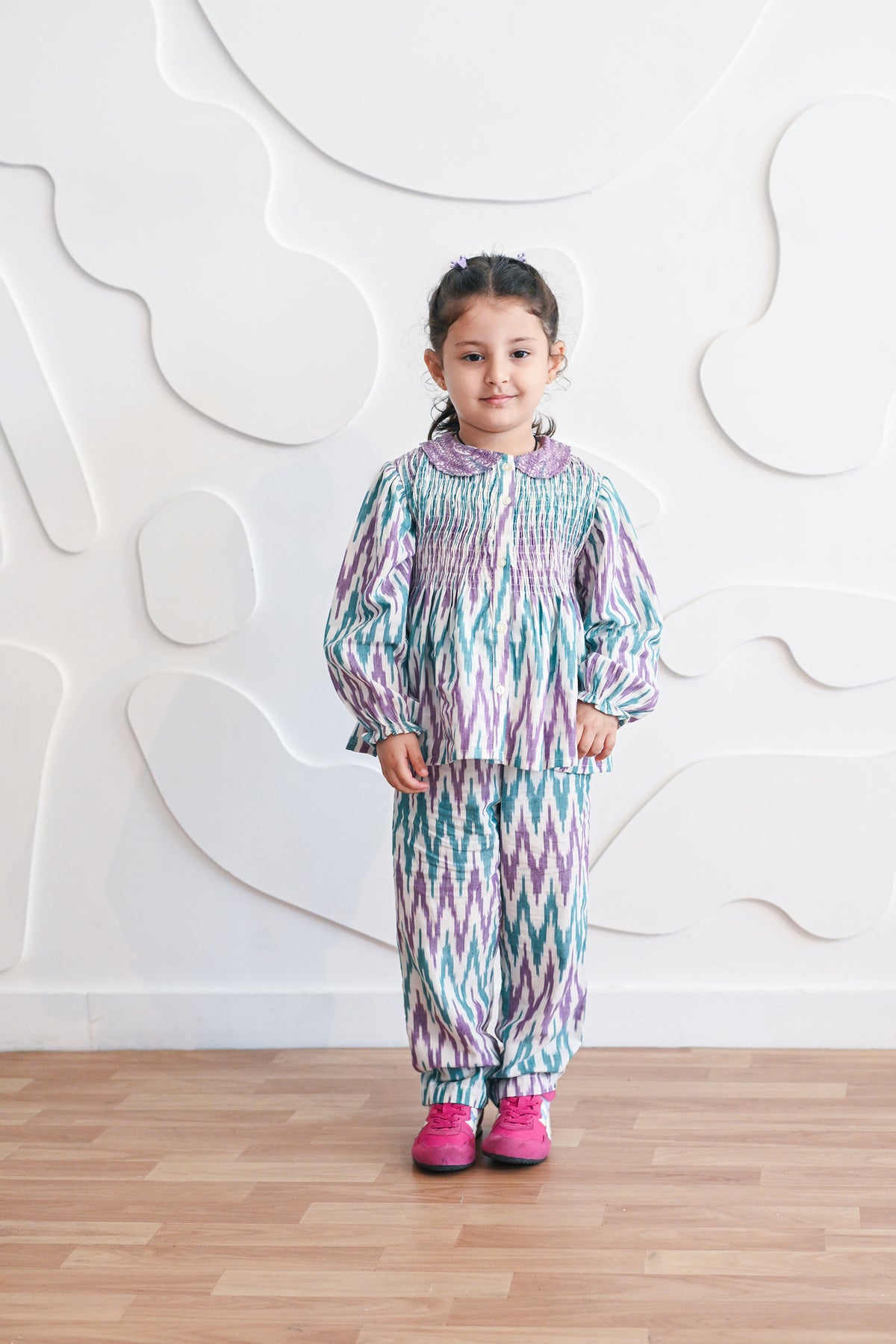 Purple Ikat Set