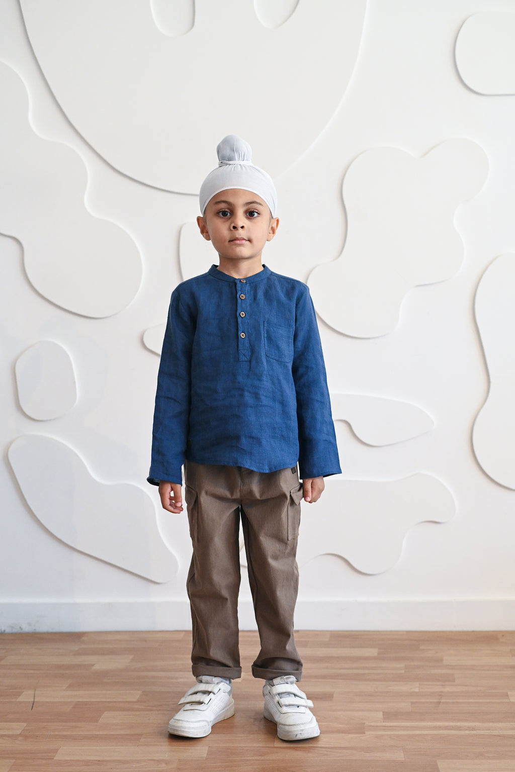 Como Linen Shirt- Blue