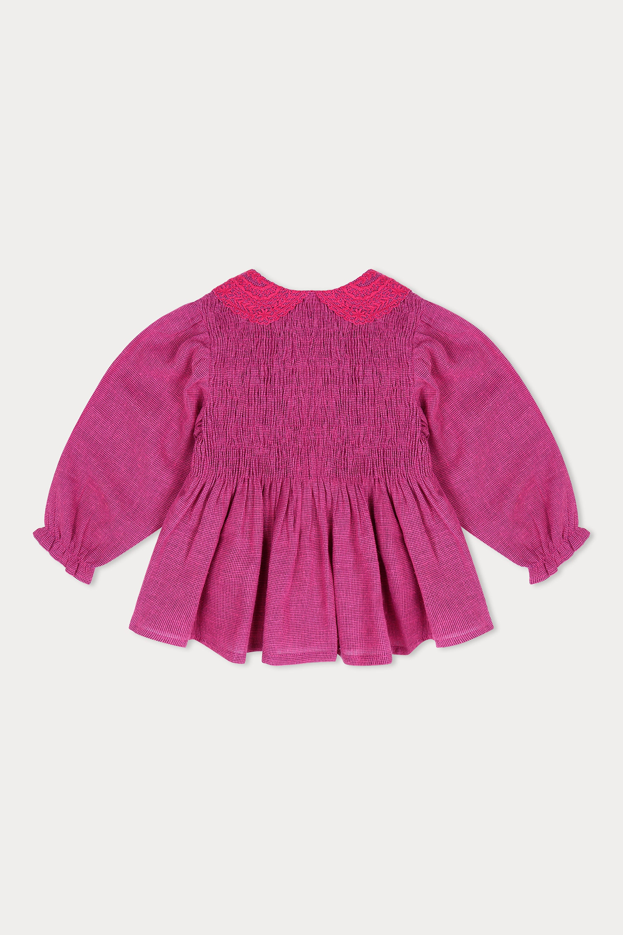 Emma Embroidered Blouse - Pink
