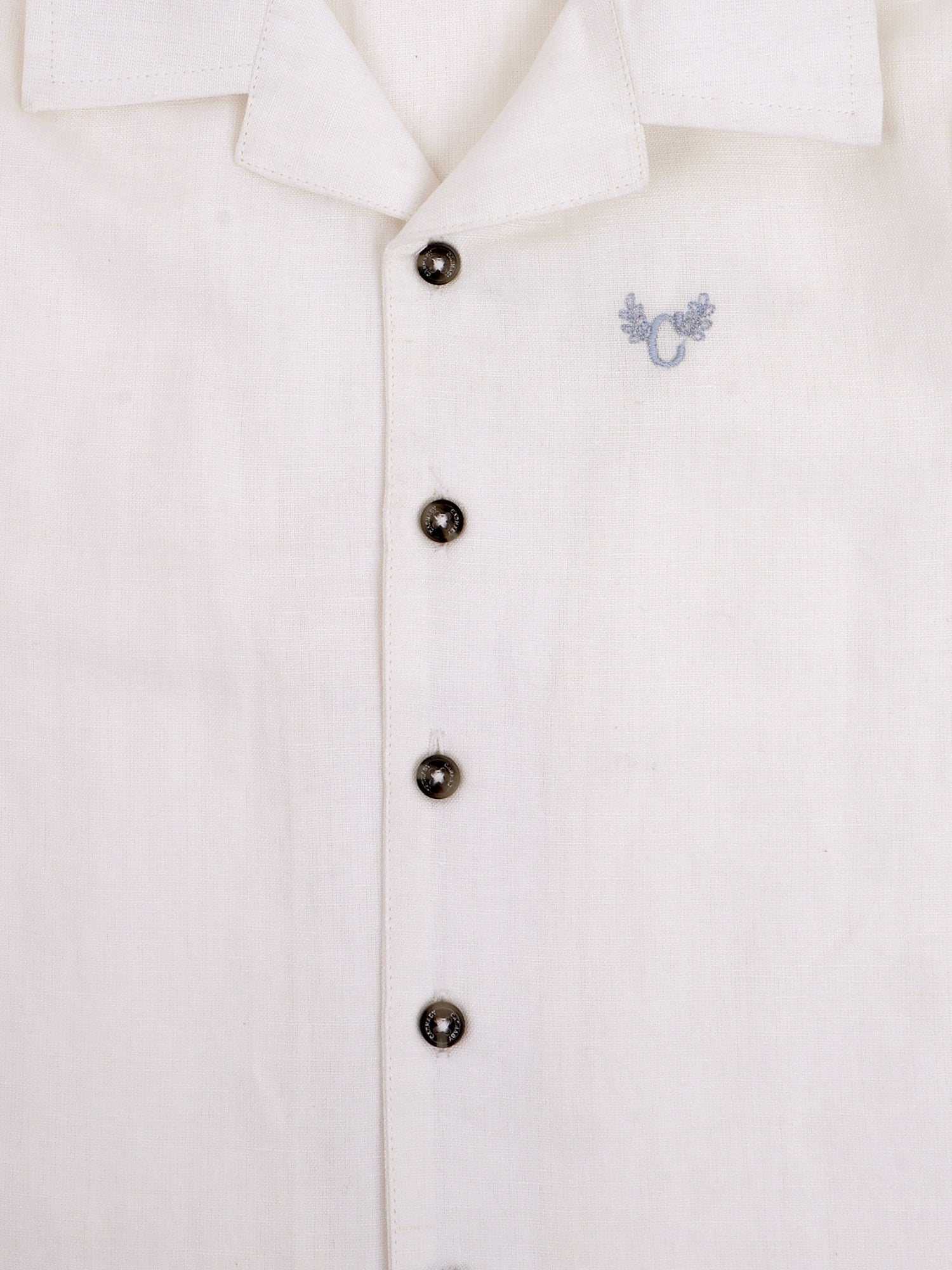 Stan Shirt- White Linen