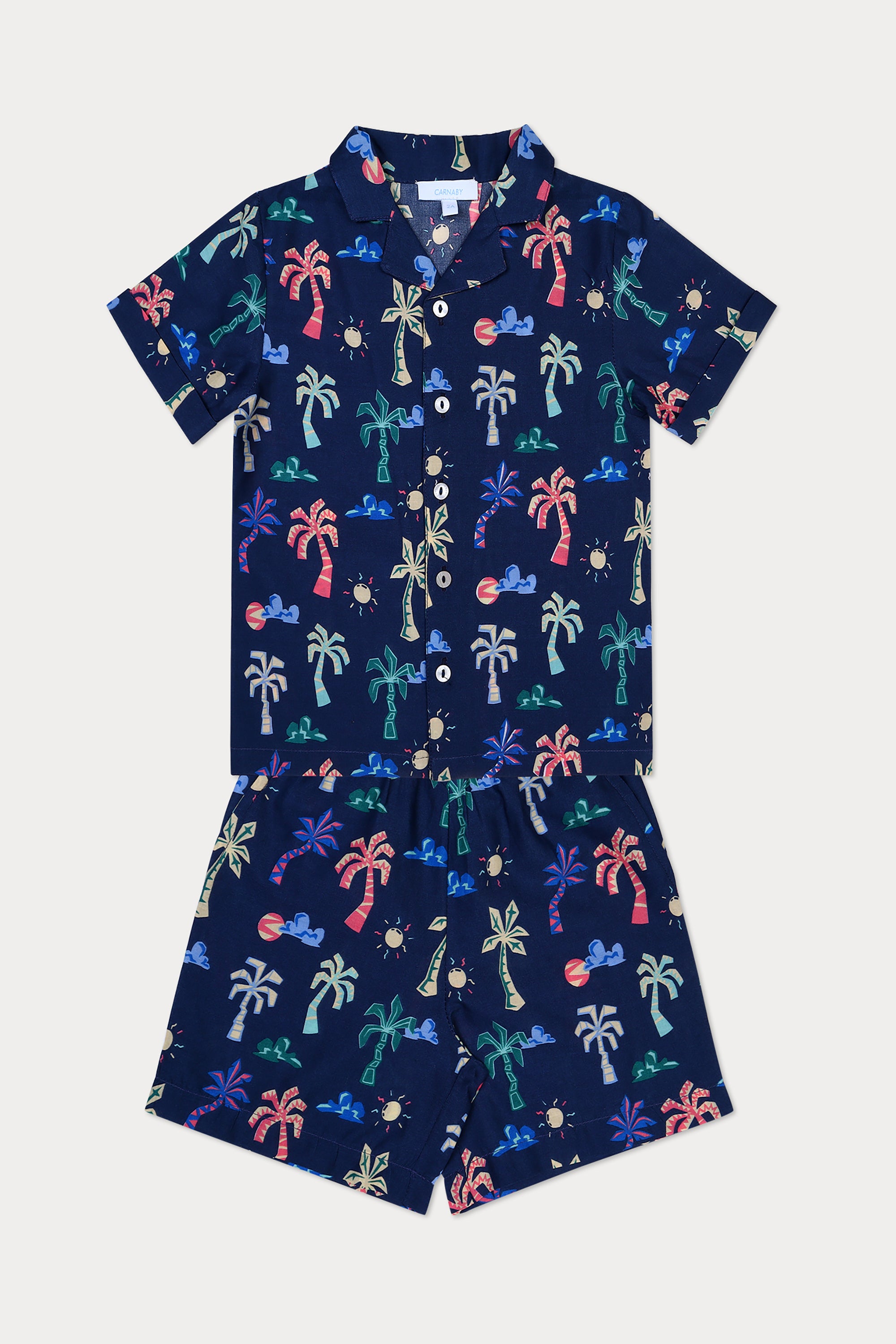 Dennis Set -Navy Palm