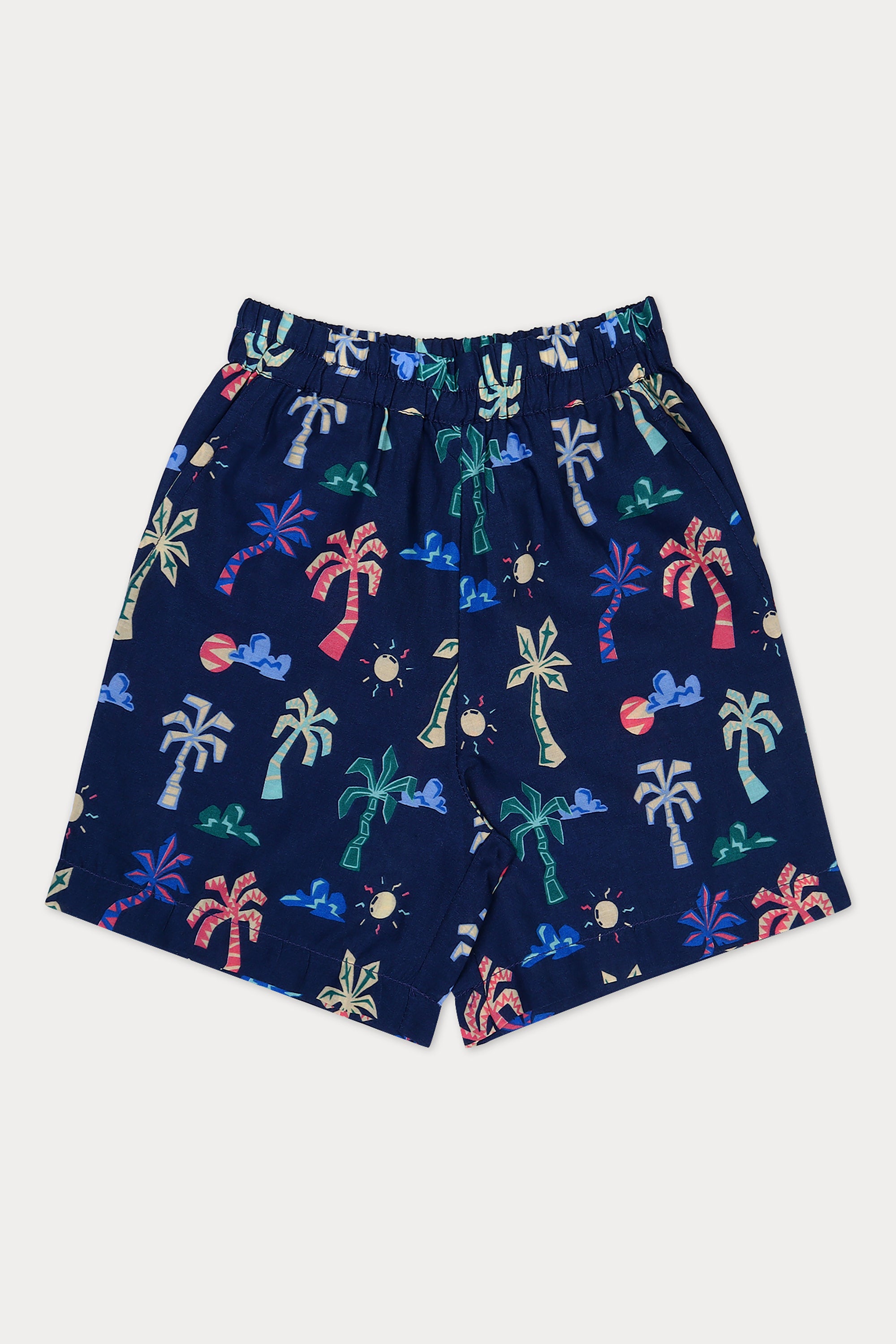 Dennis Set -Navy Palm