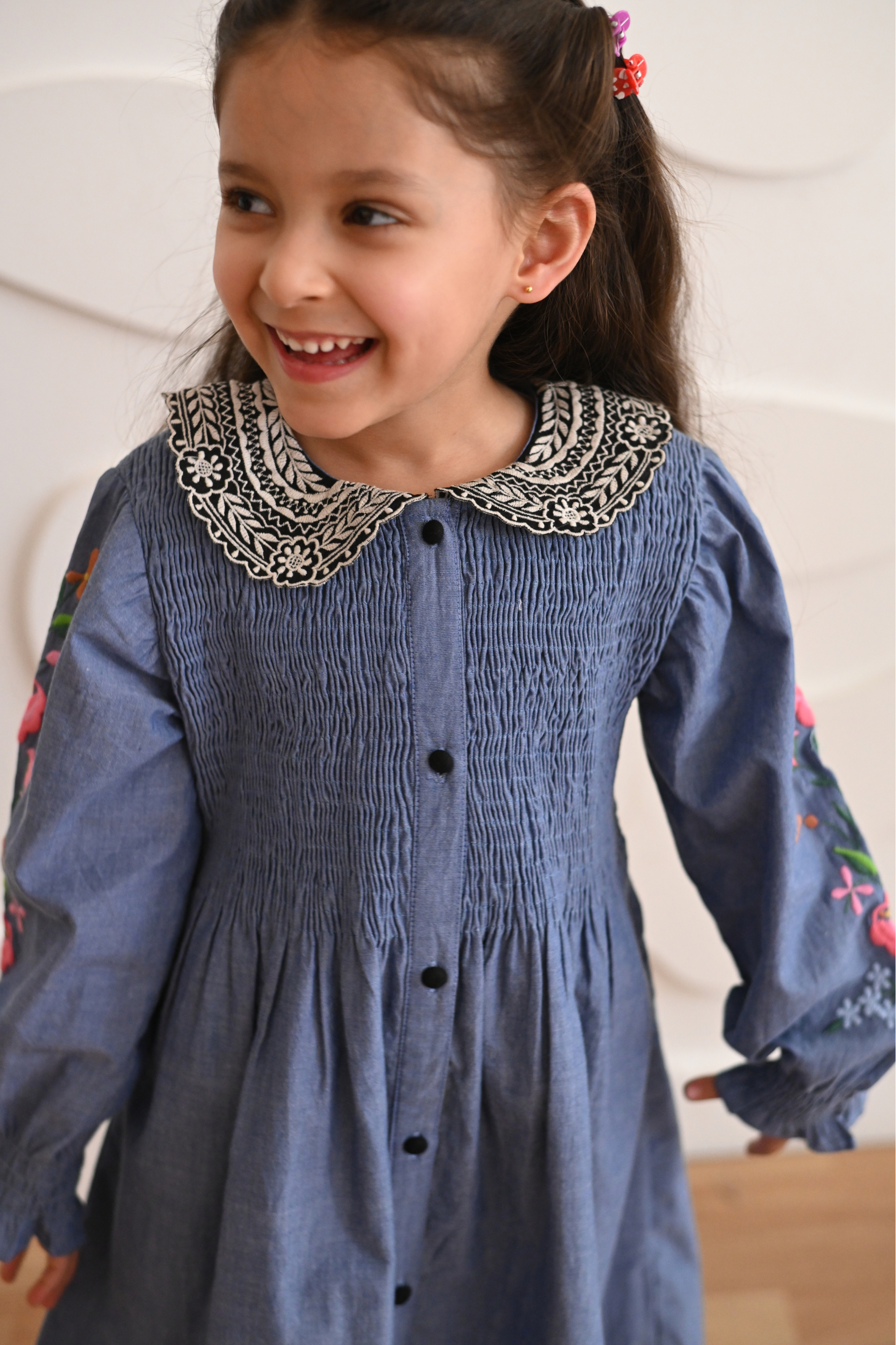 Louise Dress - Denim