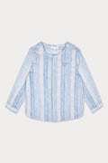 Leo Shirt- Blue Stripe