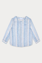 Leo Shirt- Blue Stripe