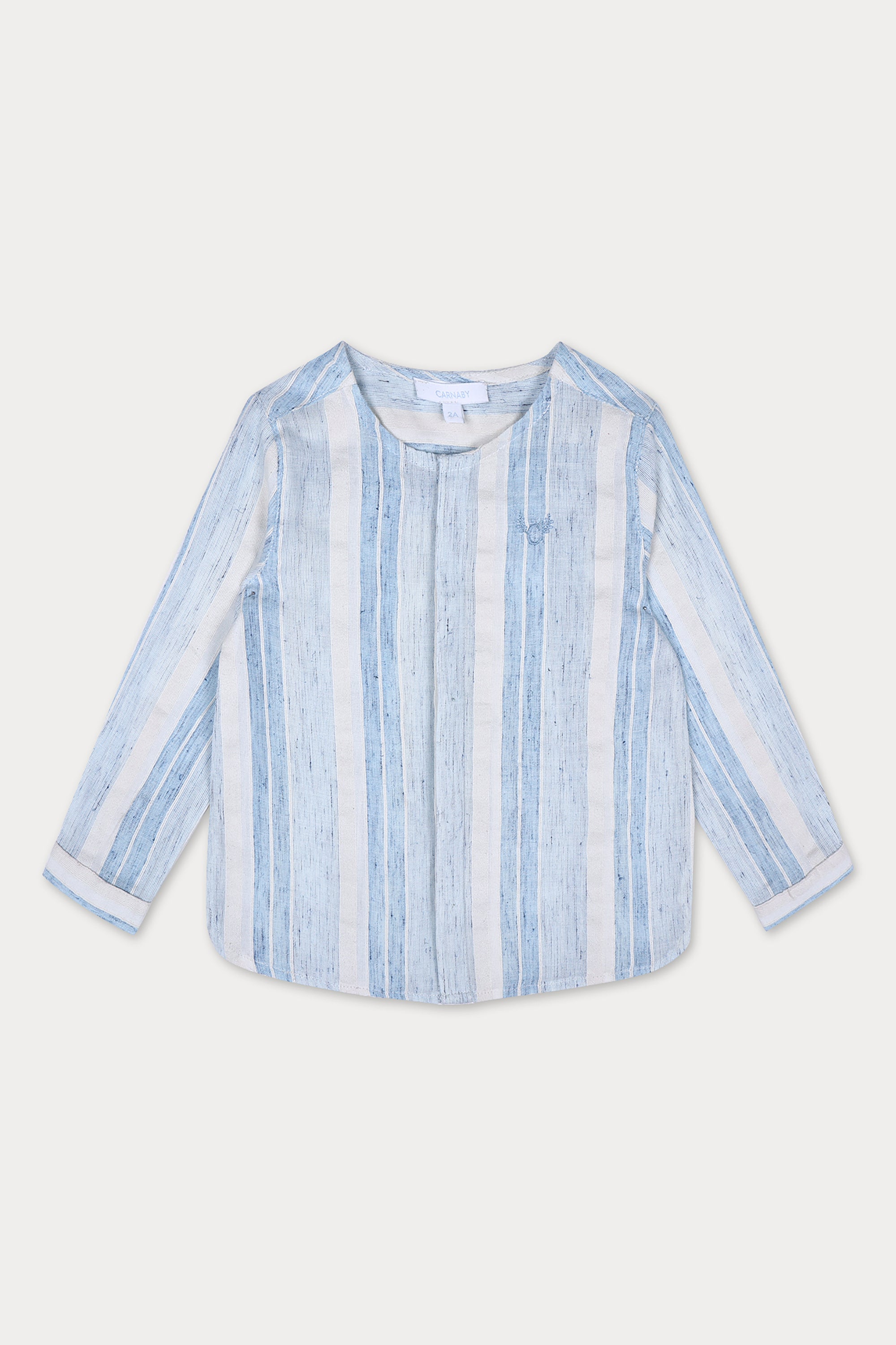 Leo Shirt- Blue Stripe