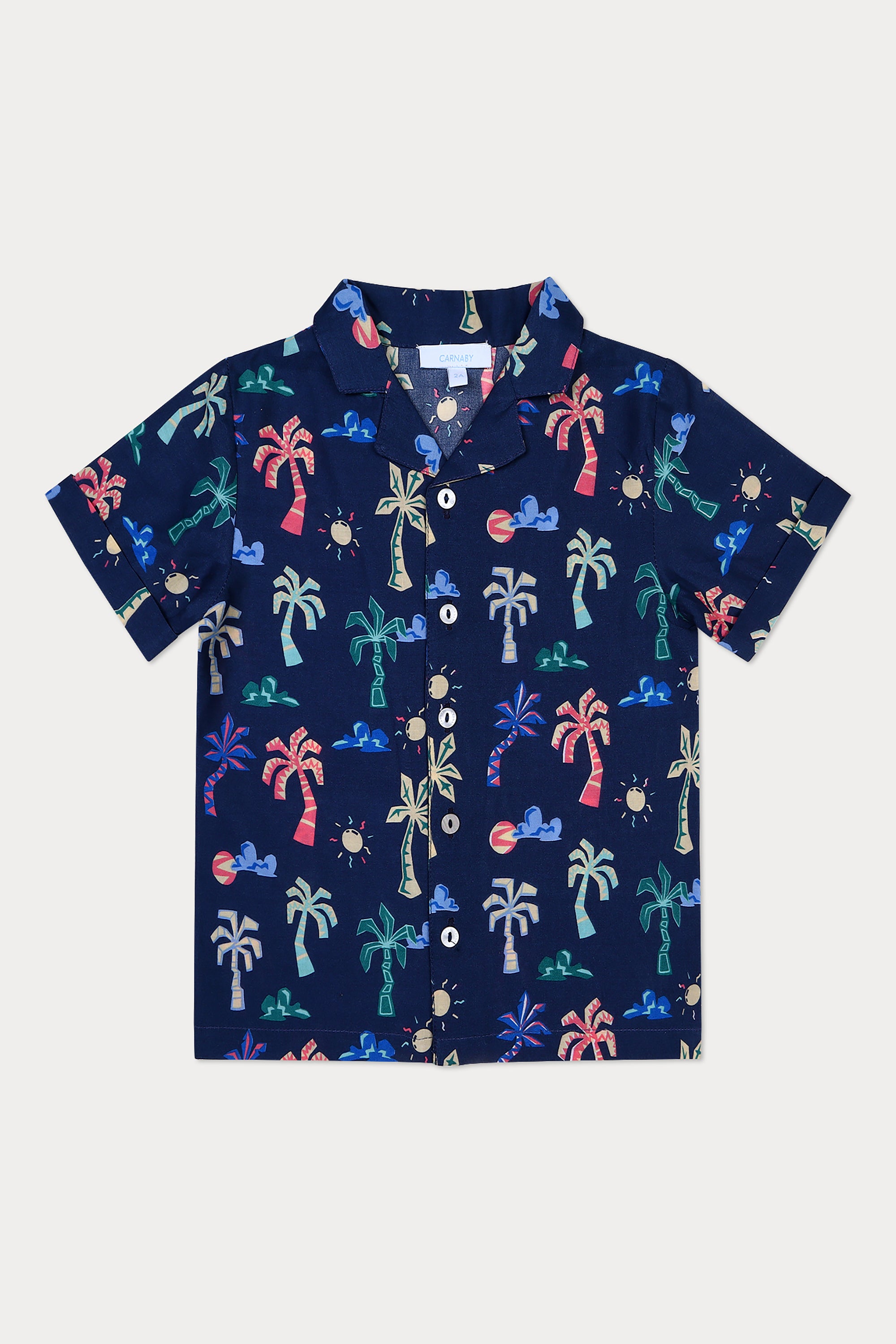 Dennis Set -Navy Palm