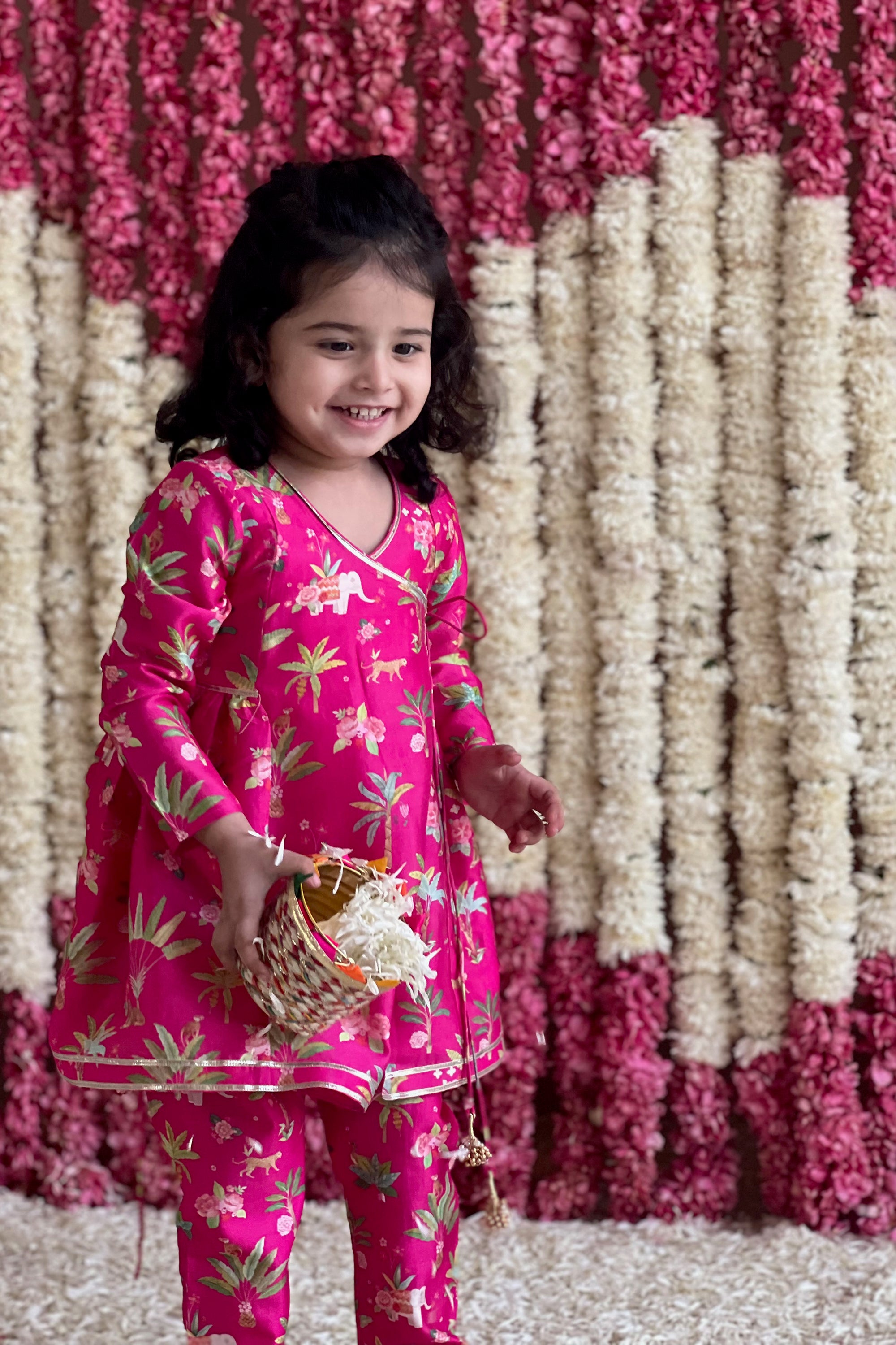 Amrit Sharara  Set - Fushia Sher Bagh