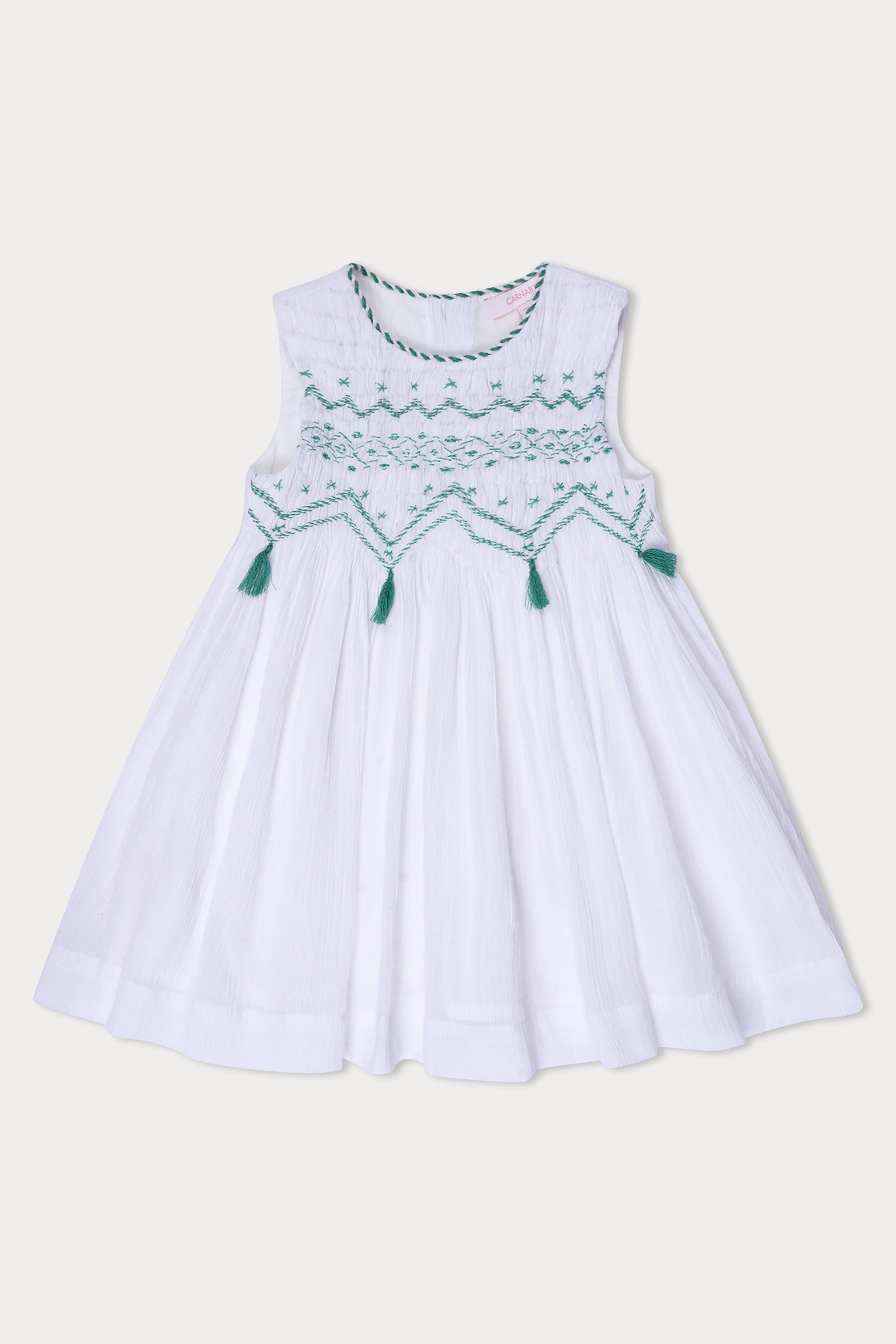 Rory Handsmoked Dress - Green
