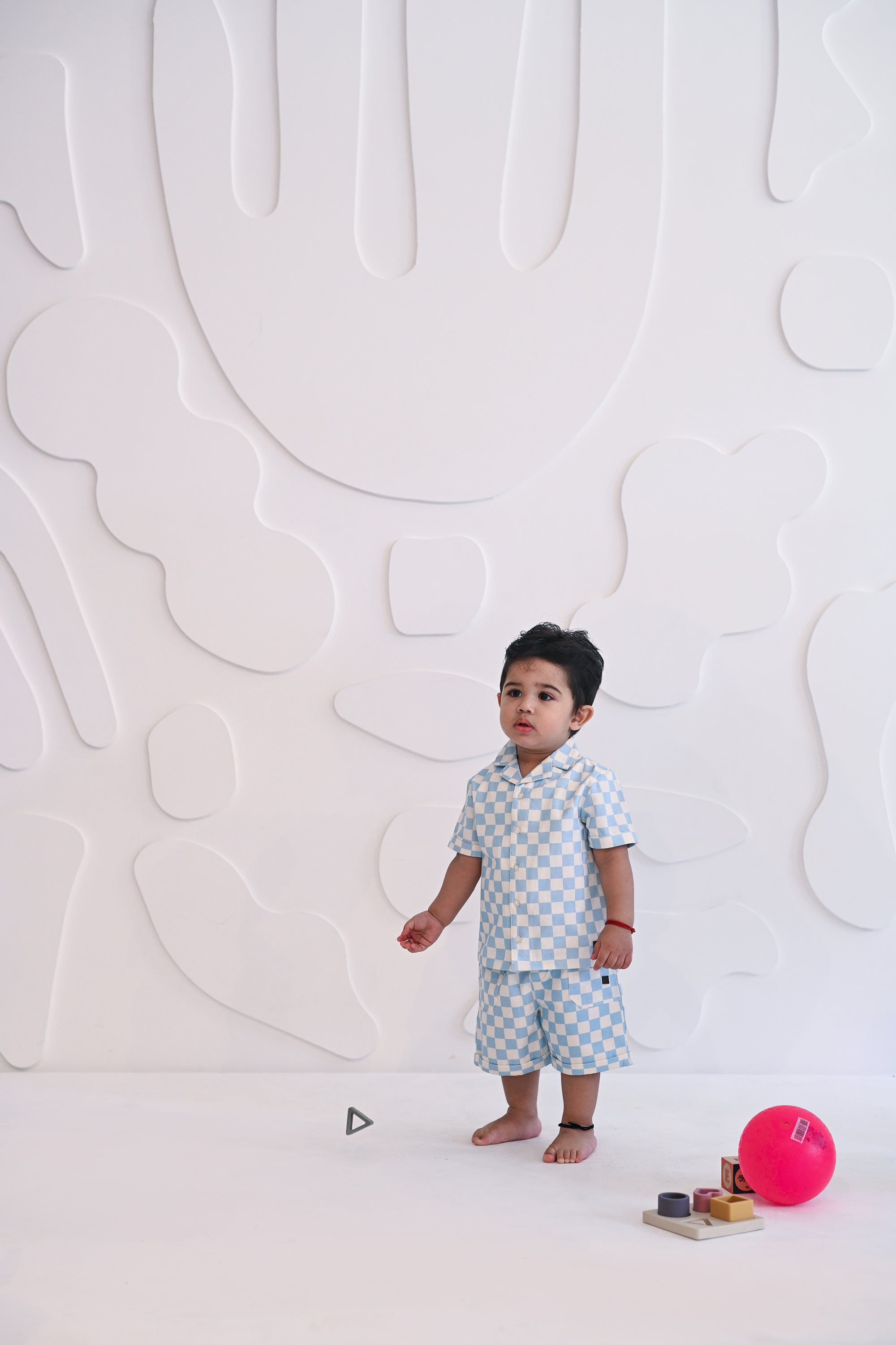 Cedric Set - Blue Seaside Check
