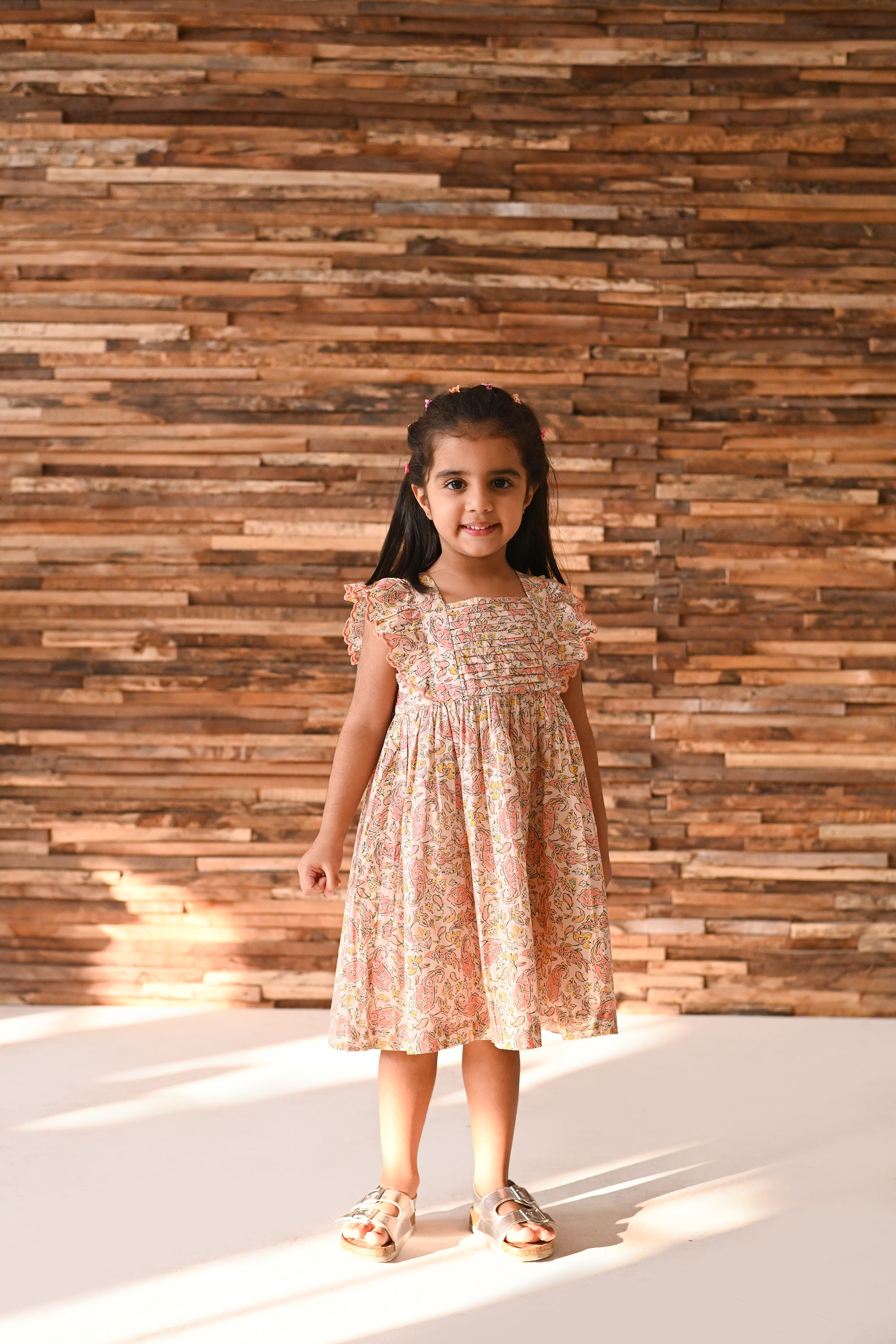 Mila Dress - Honey Mini Paisley