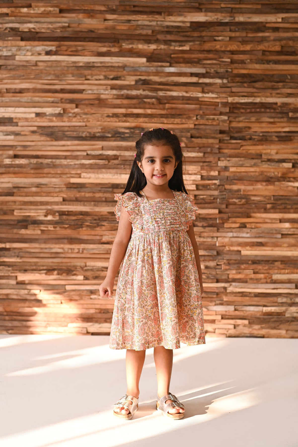 Mila Dress - Honey Mini Paisley