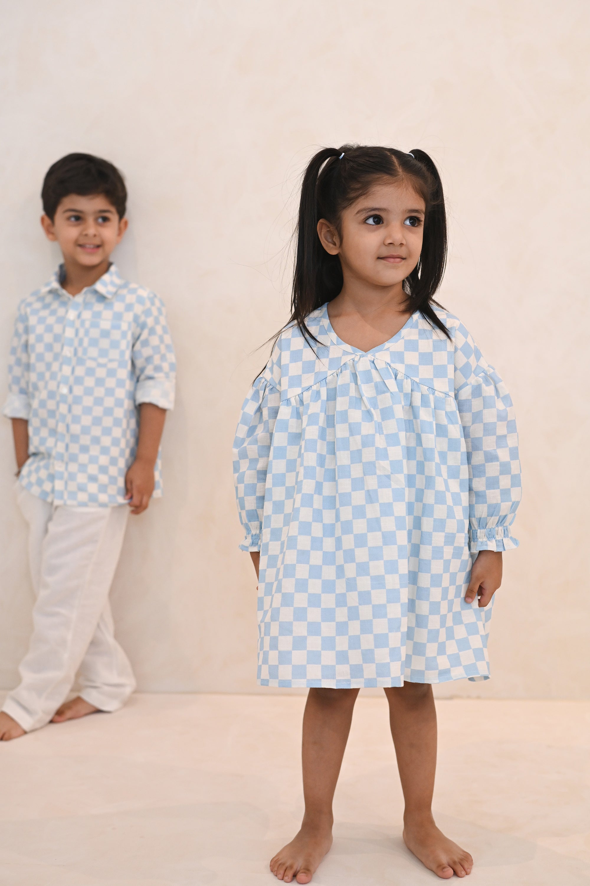 Mila Dress - Sky