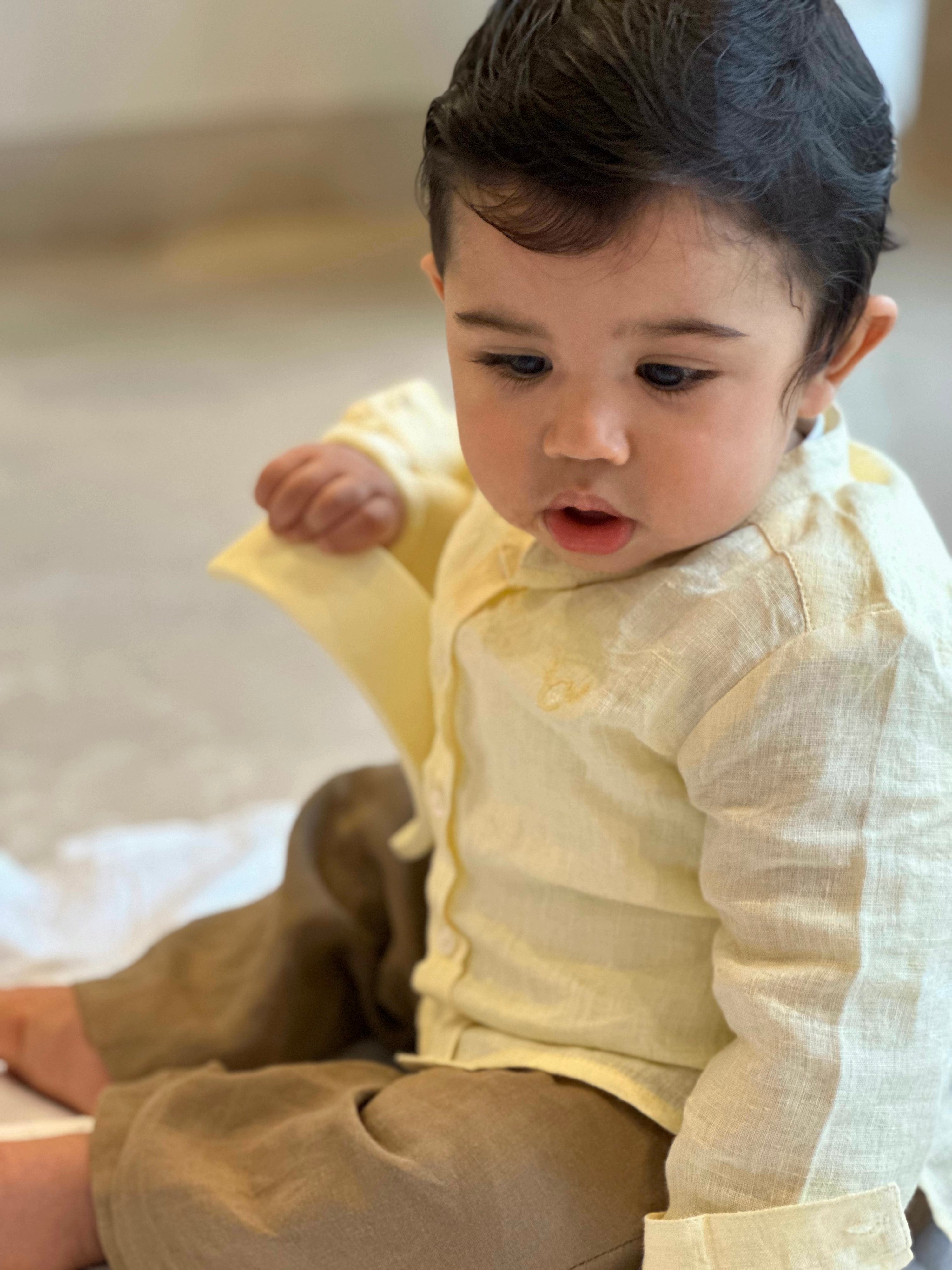 Leo Linen - Amalfi Yellow
