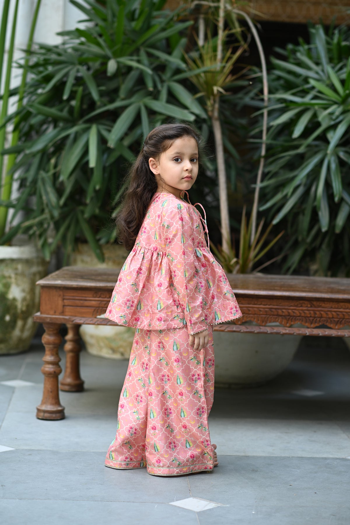 Rehmat Sharara Set - Light Pink Periyaar