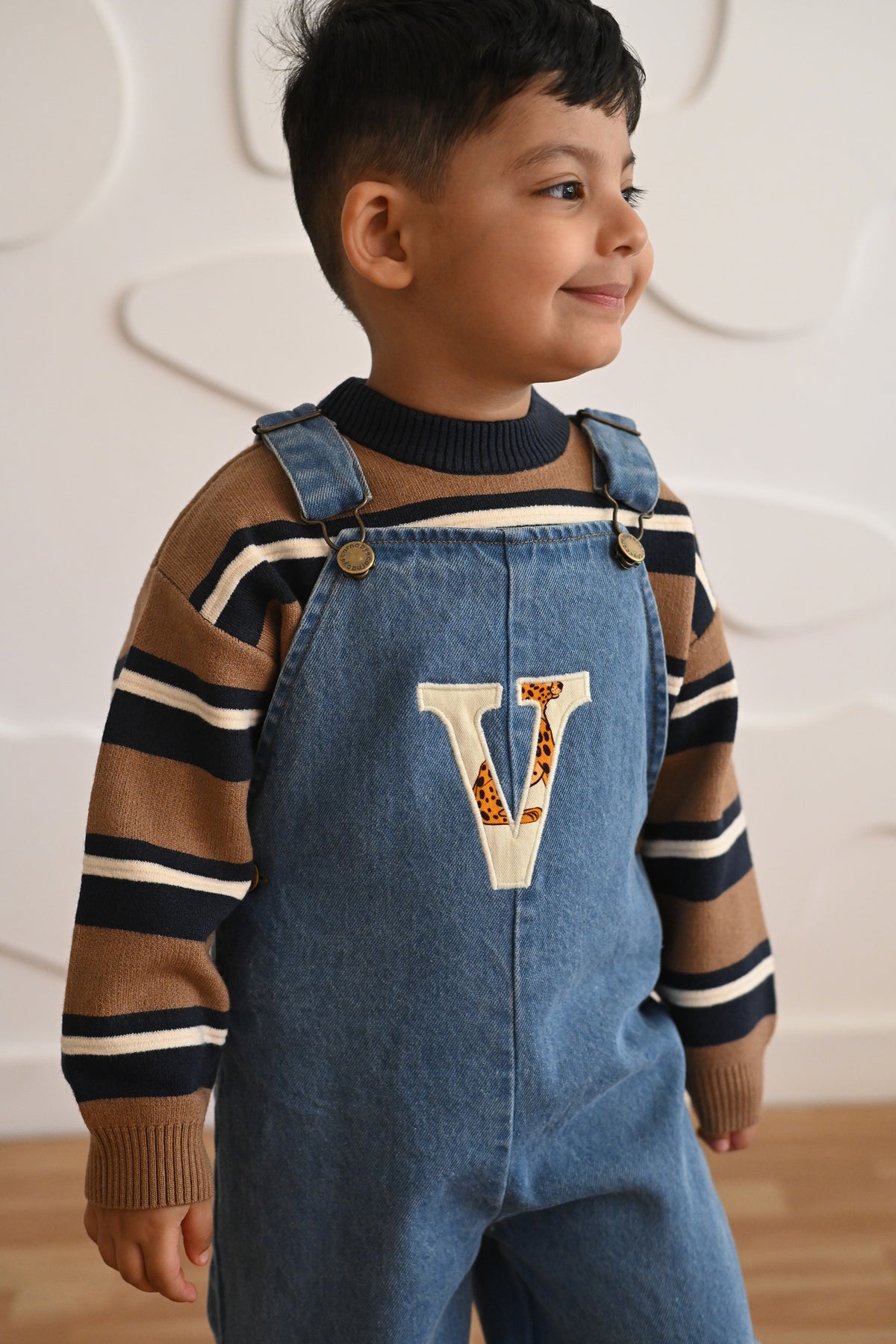 Cream Leo Overalls