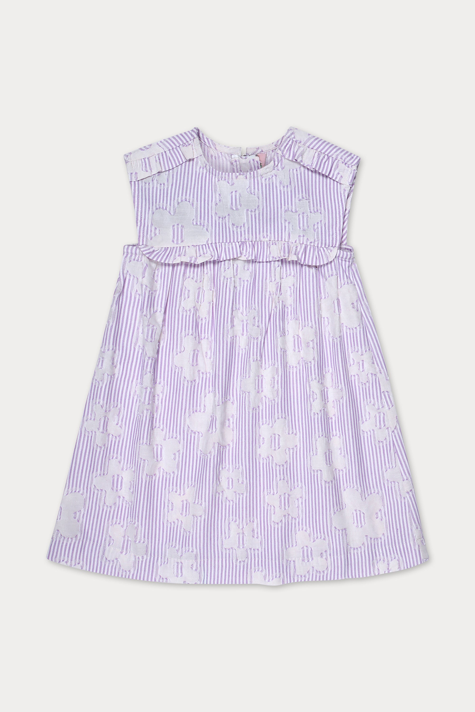 Florence Jacquard Dress - Lavender