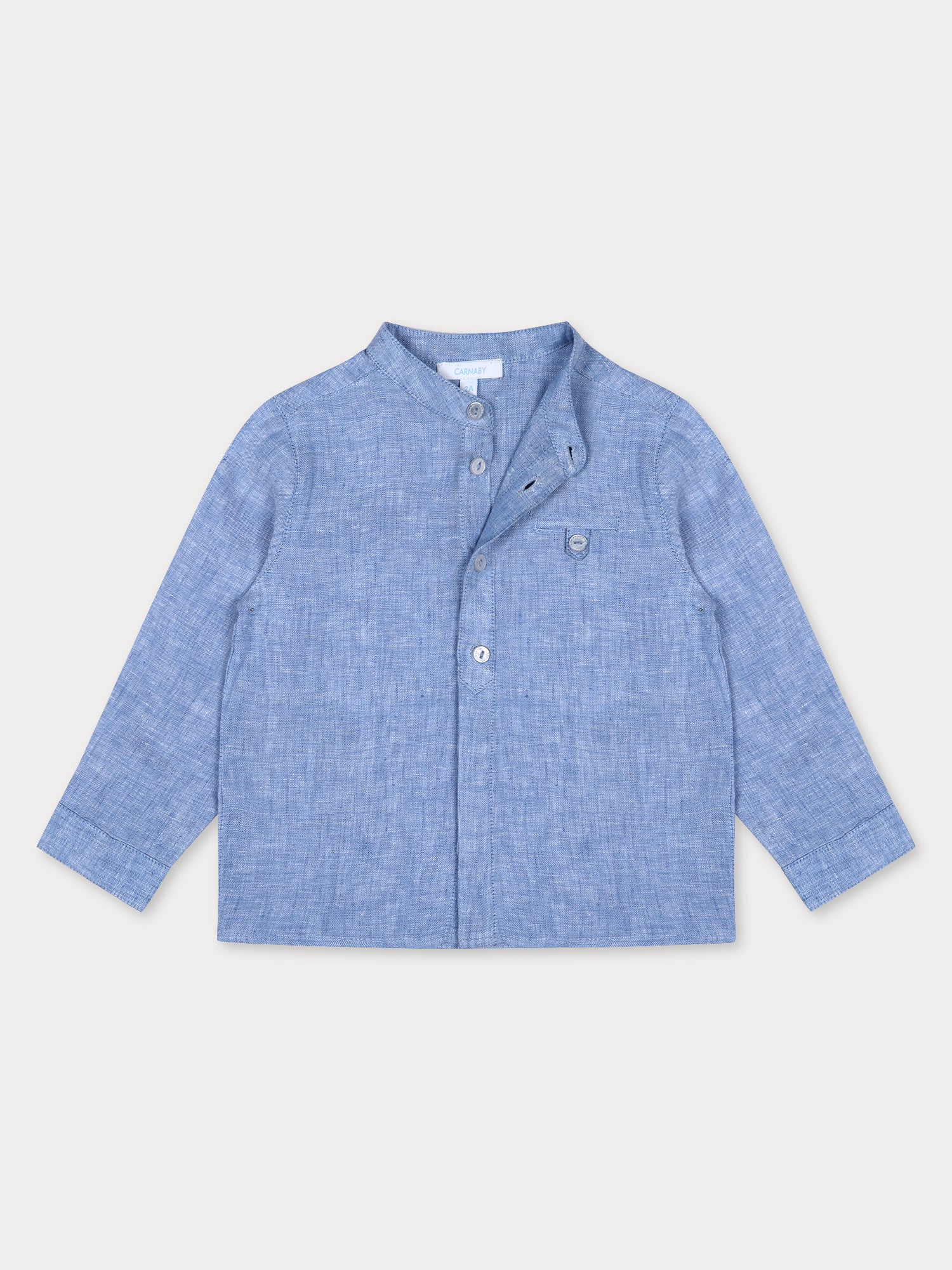 Derco Shirt- Blue Linen