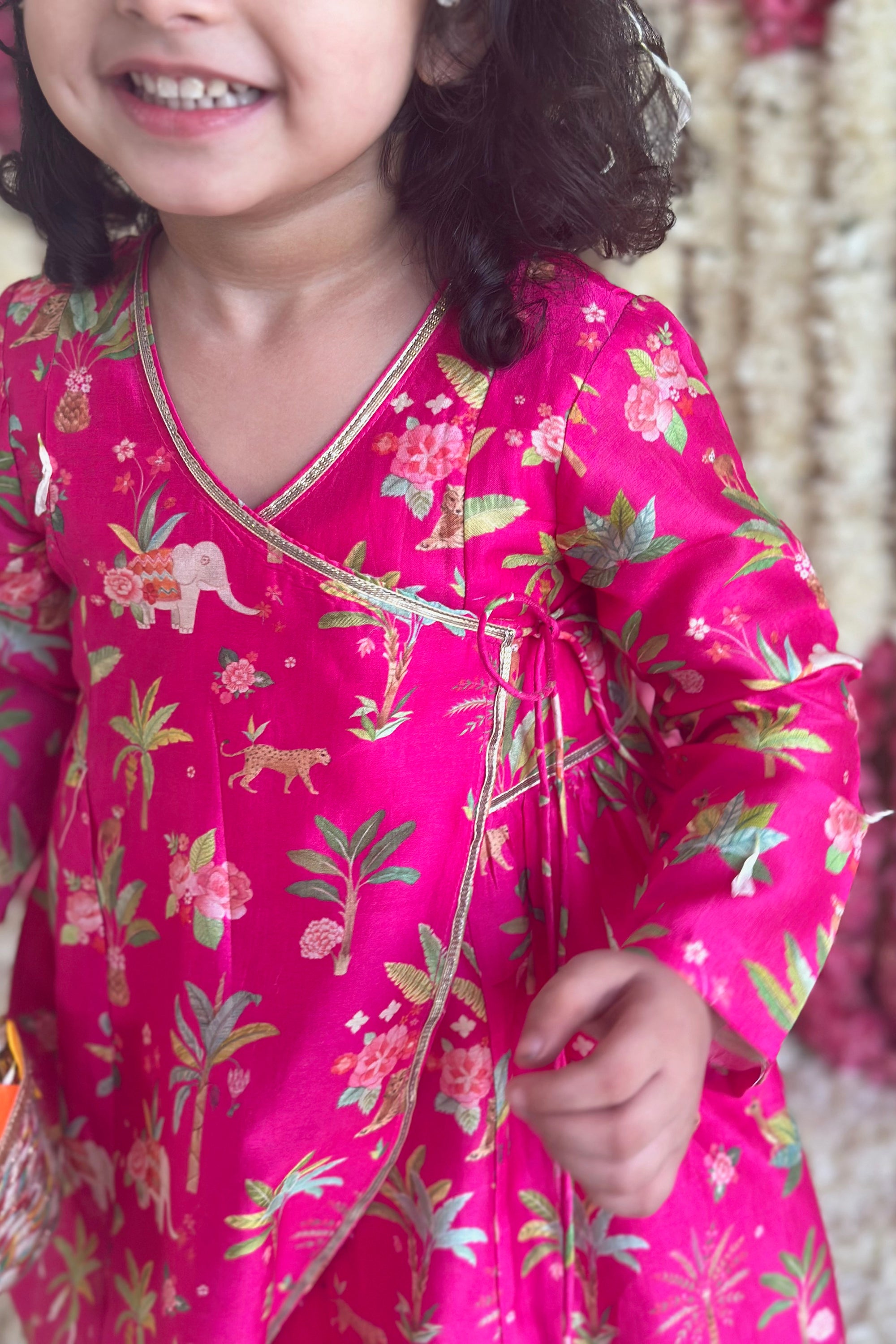 Amrit Sharara  Set - Fushia Sher Bagh