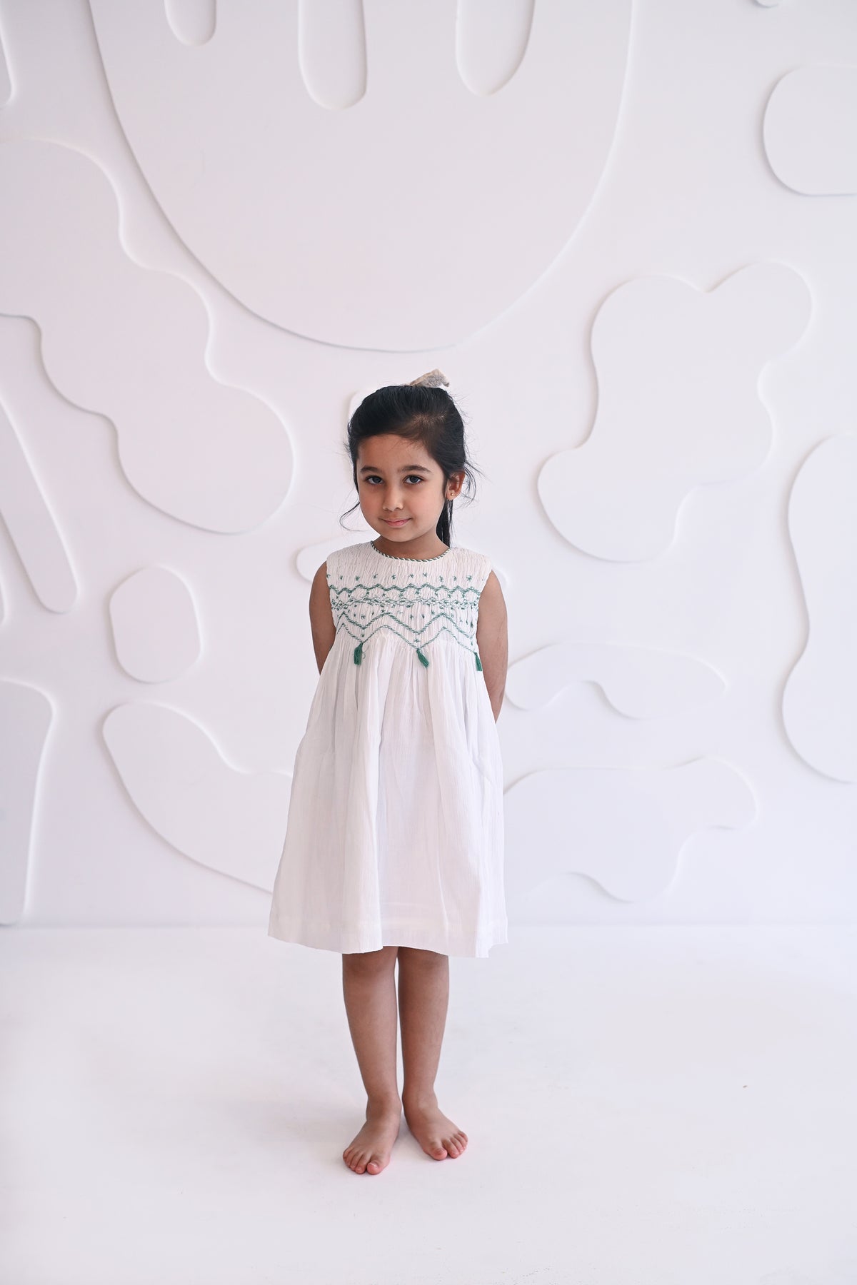 Rory Handsmoked Dress - Green