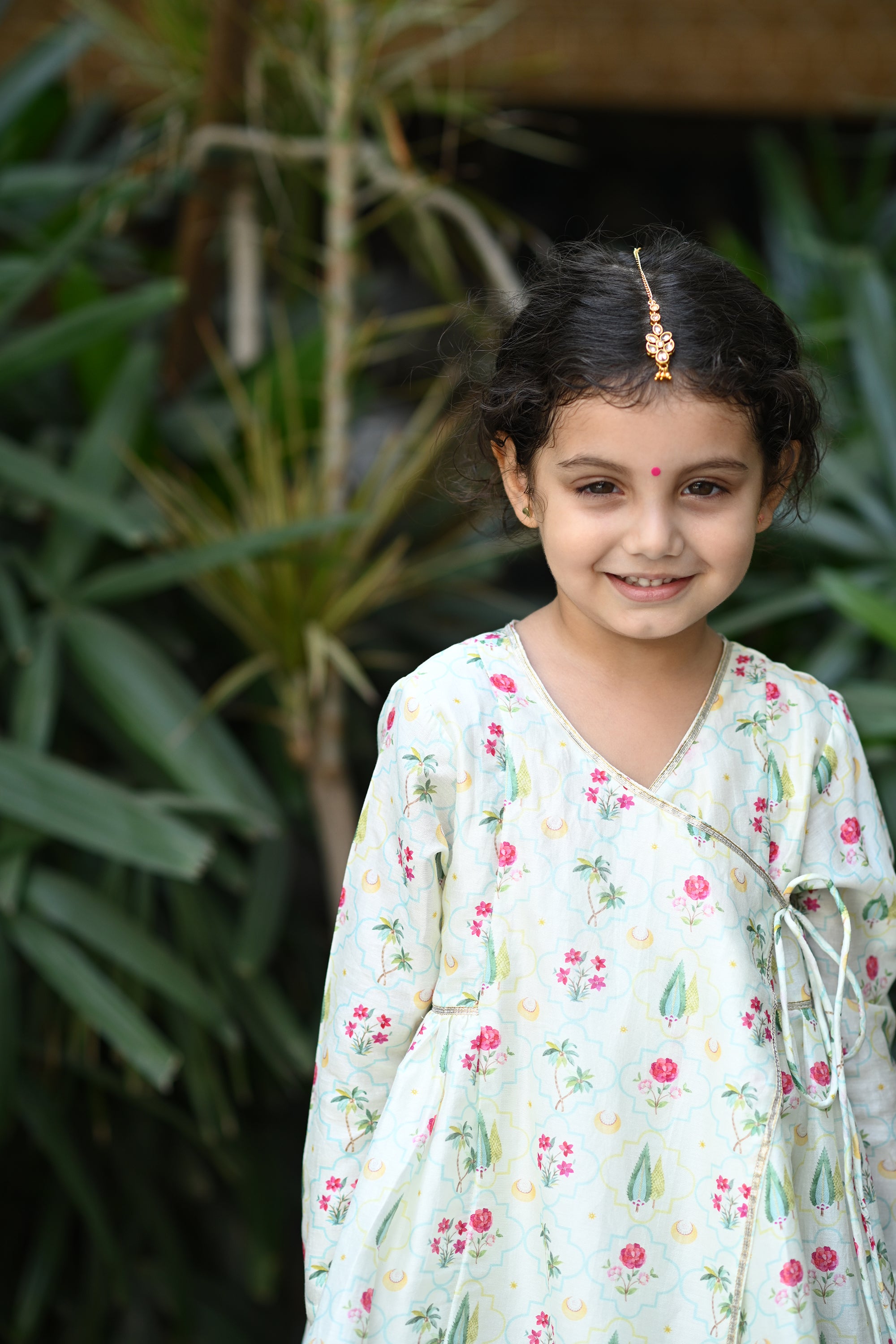 Divya Angrakha Set - White Periyaar