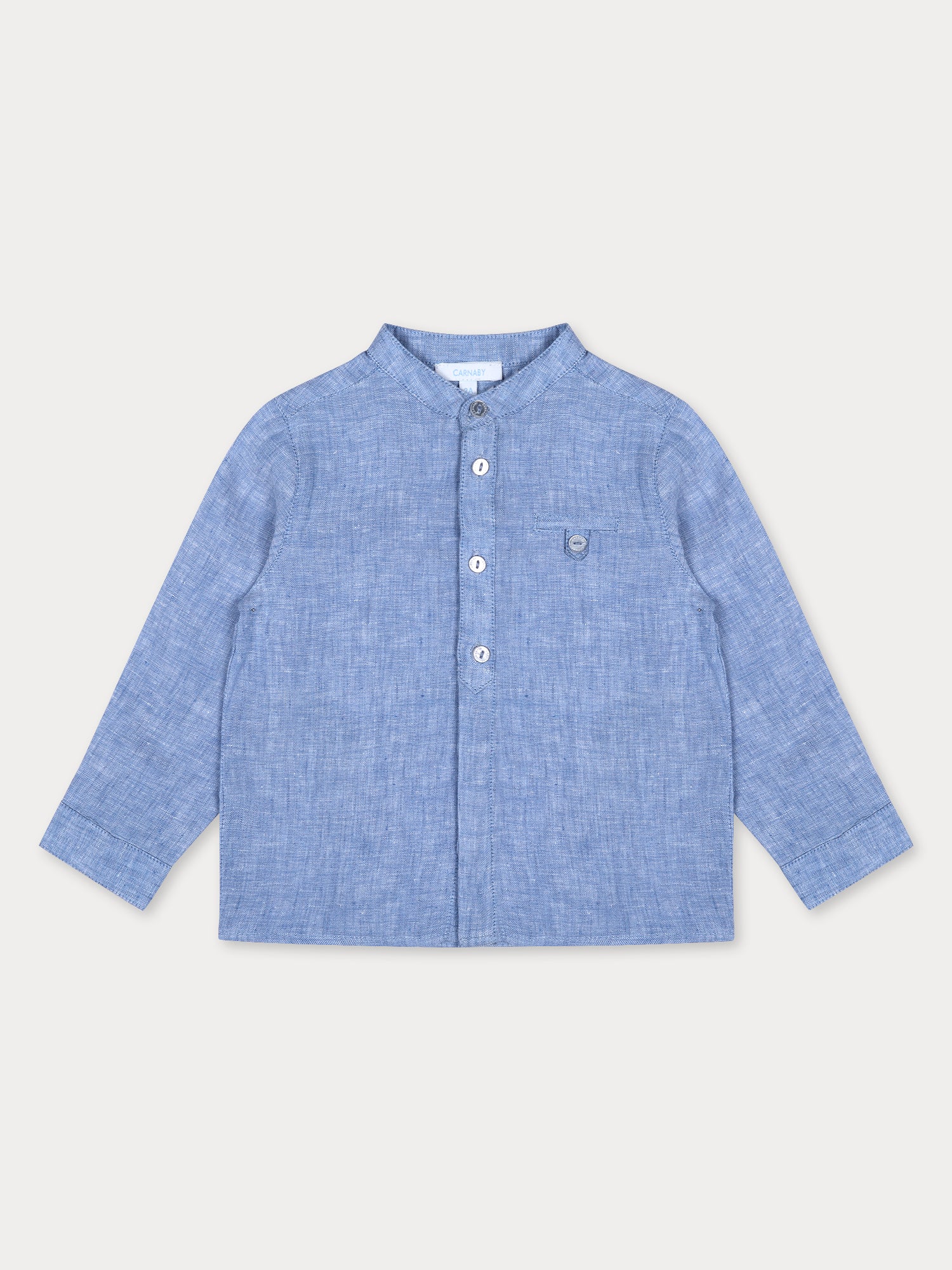 Derco Shirt- Blue Linen