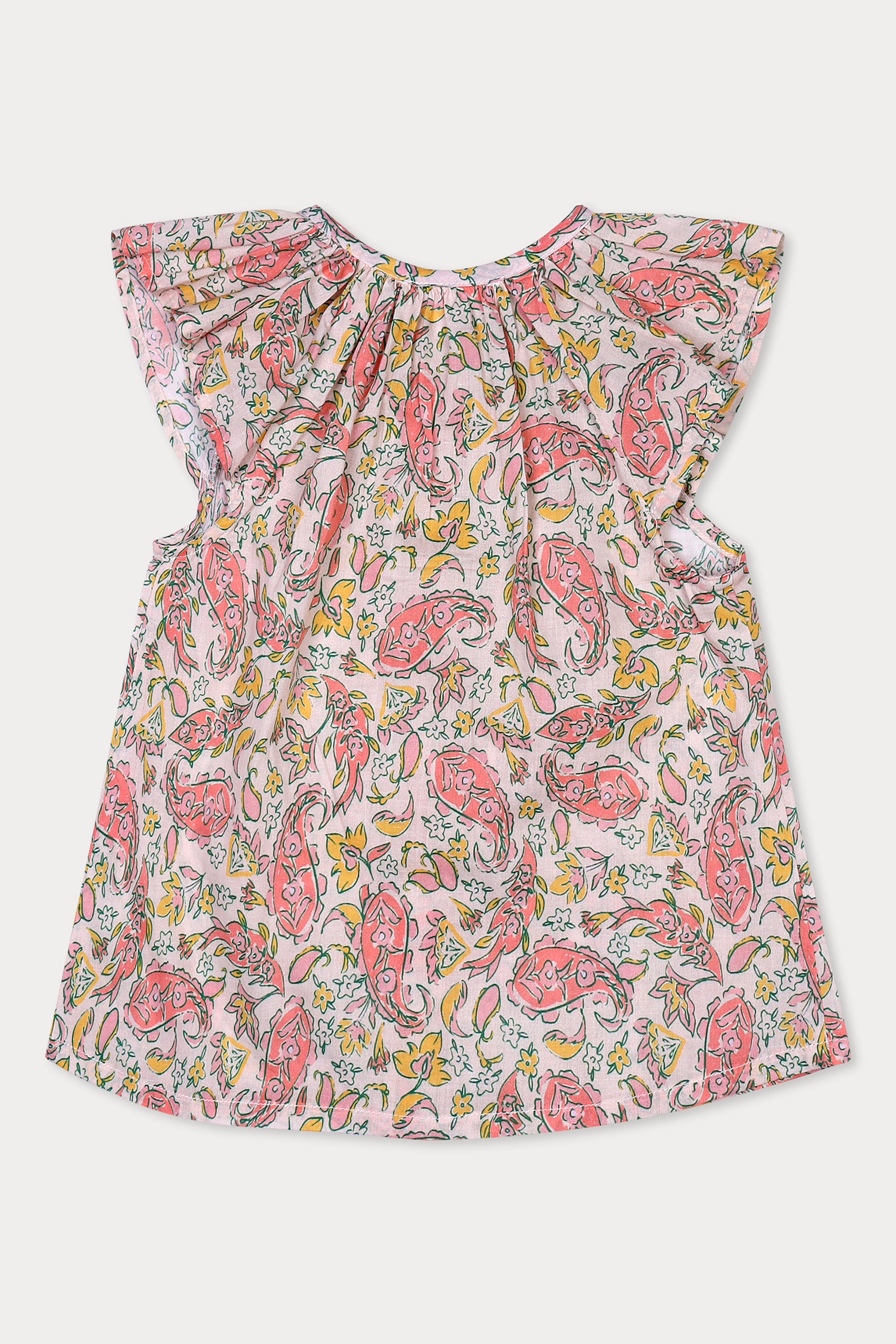 Ava Set - Honey Peach Paisley