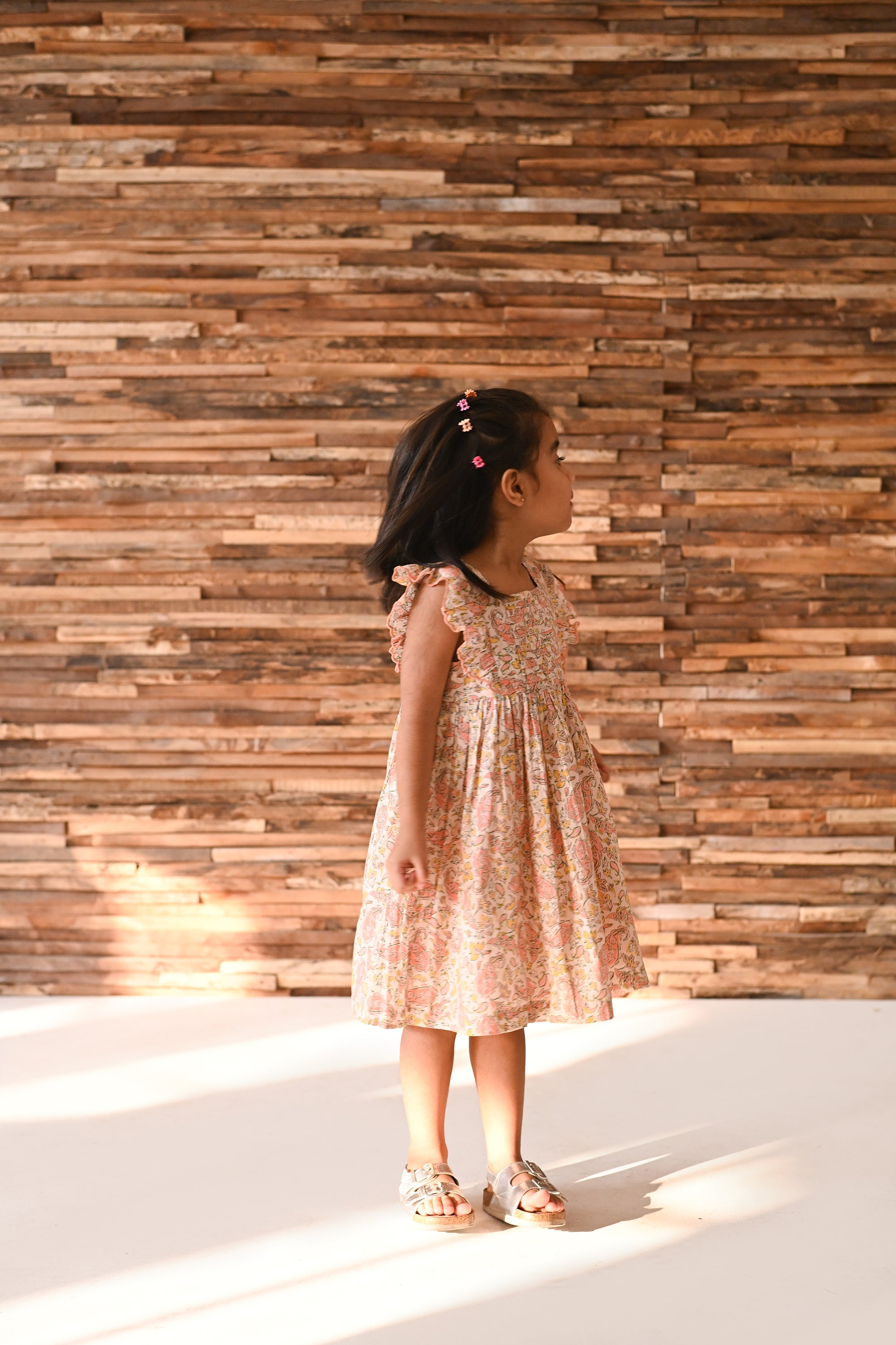 Mila Dress - Honey Mini Paisley