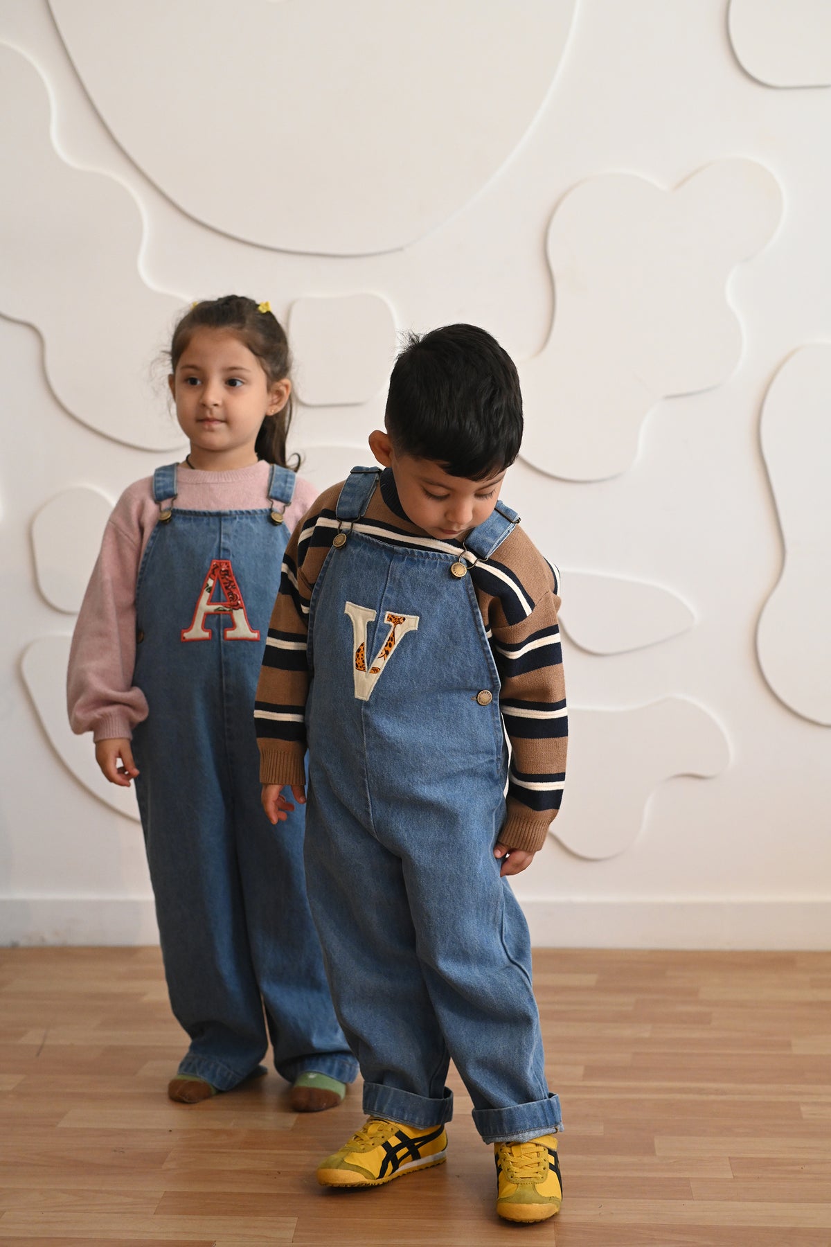 Cream Leo Overalls