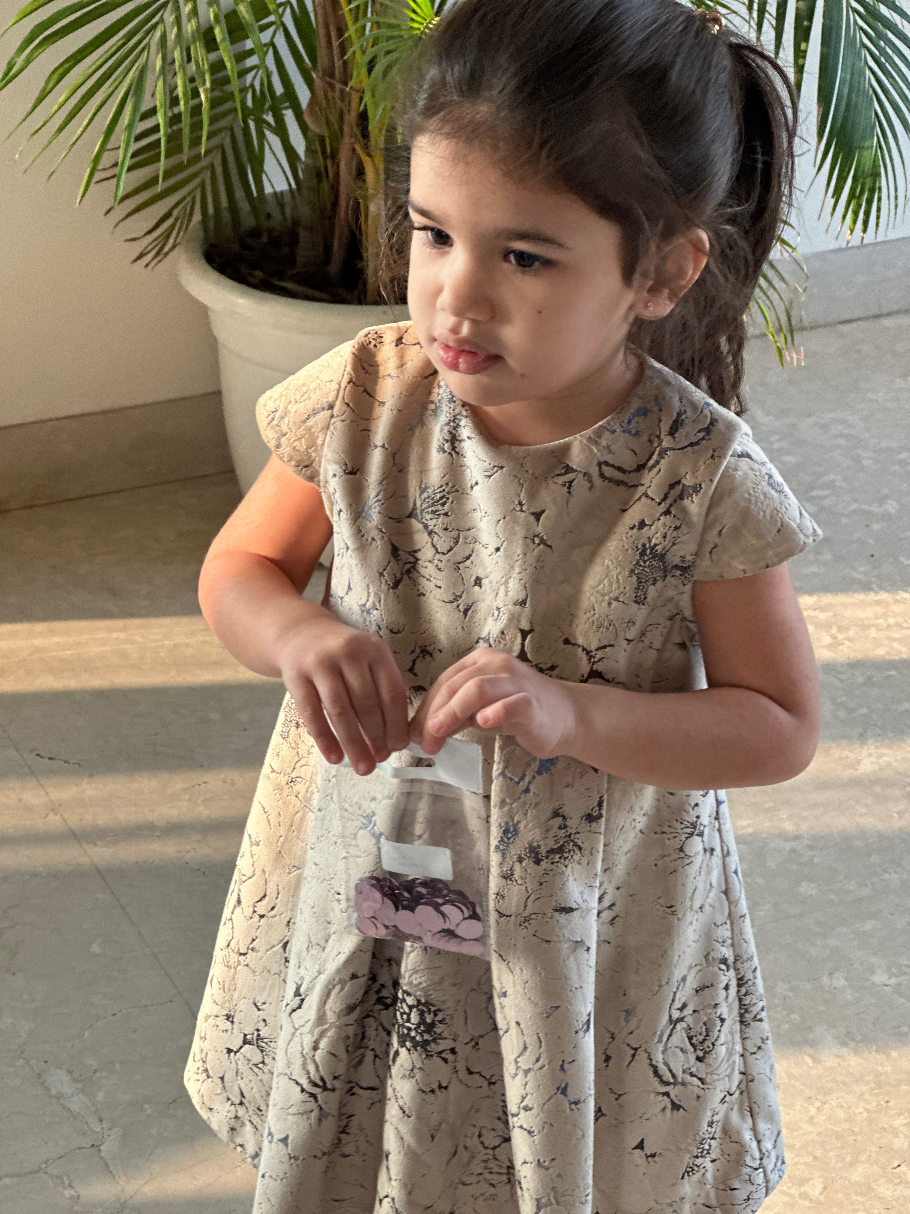 Maple Jacquard Dress