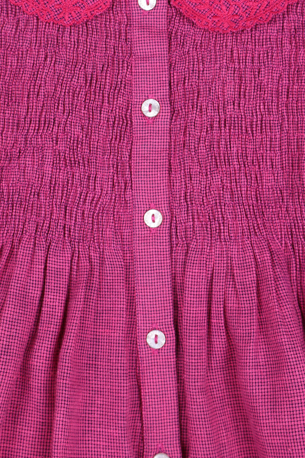 Emma Embroidered Blouse - Pink