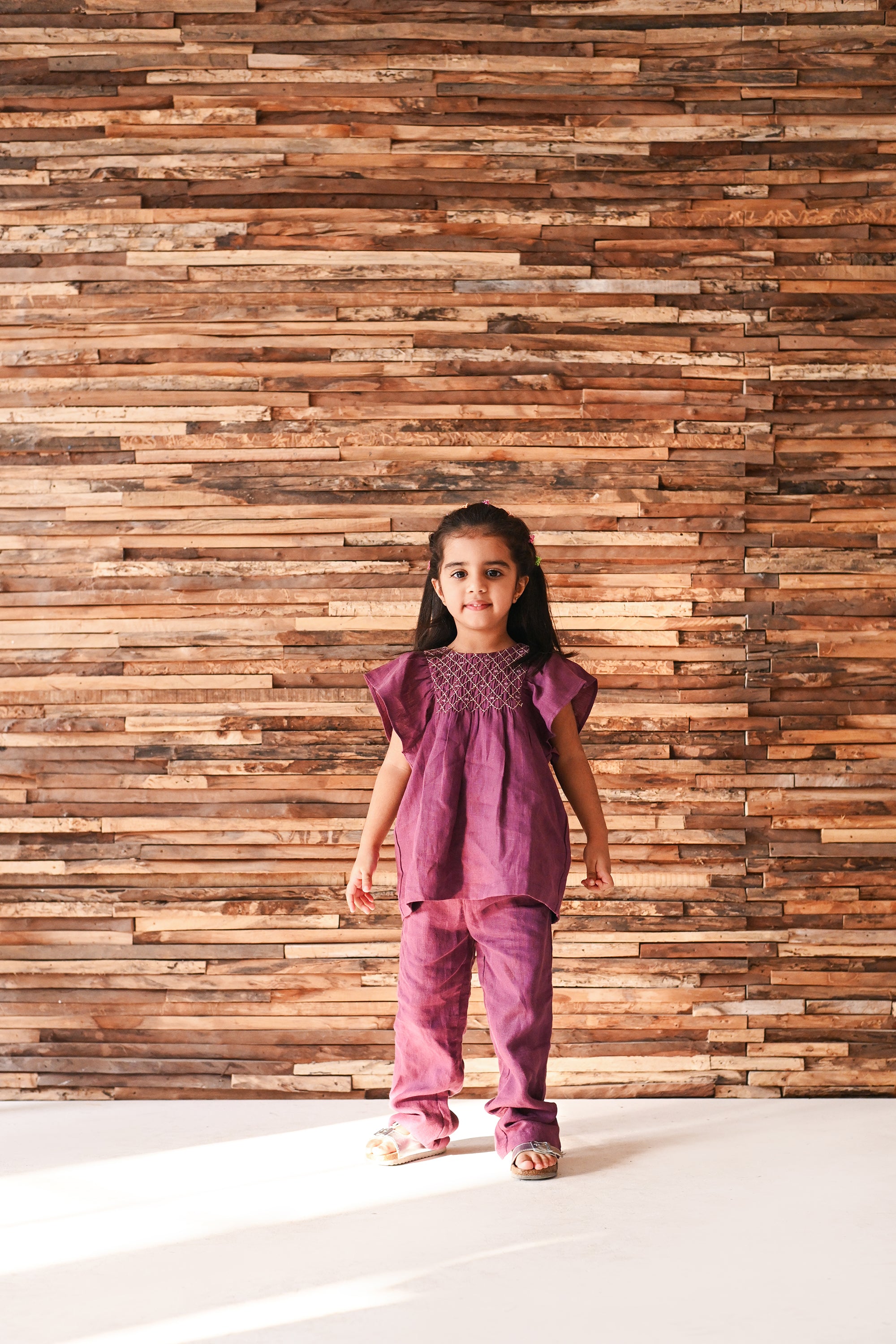 Penelope Handsmocked Set - Ikat