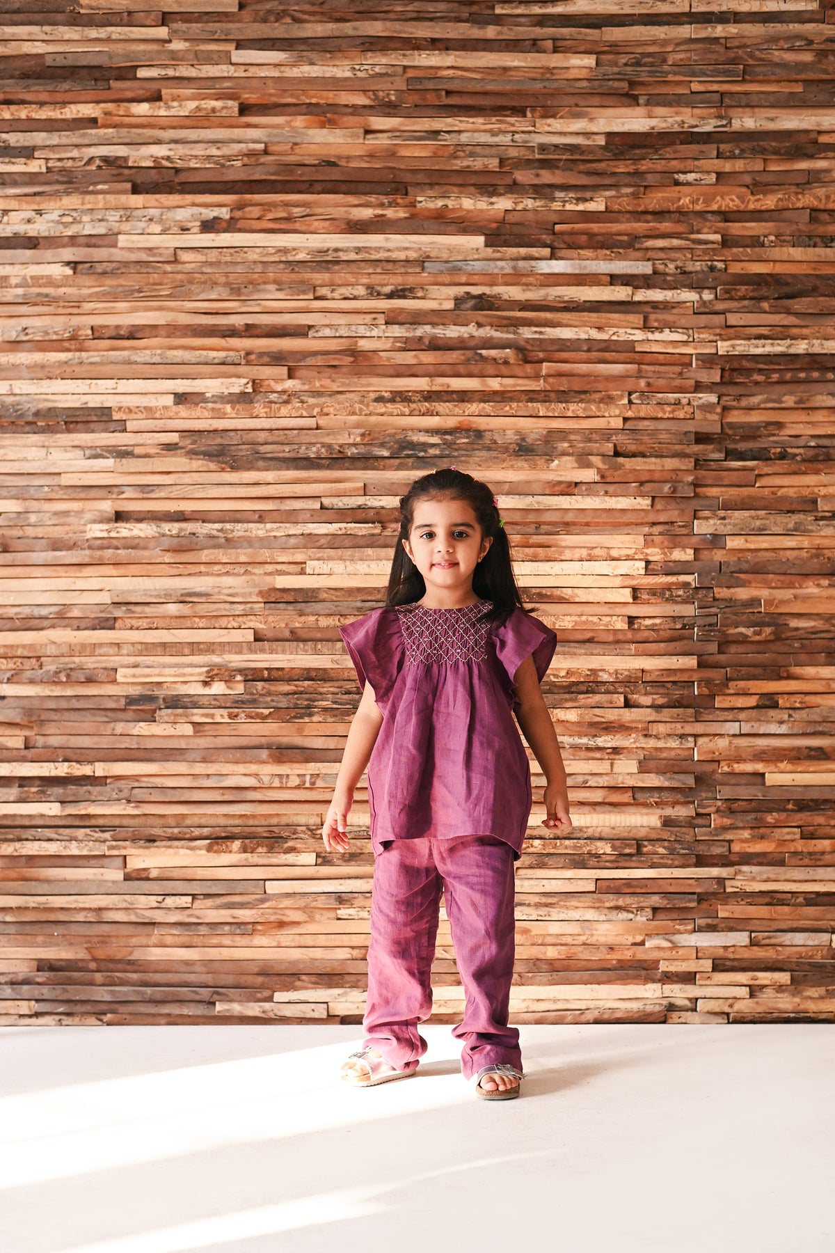 Penelope Handsmocked Set - Ikat