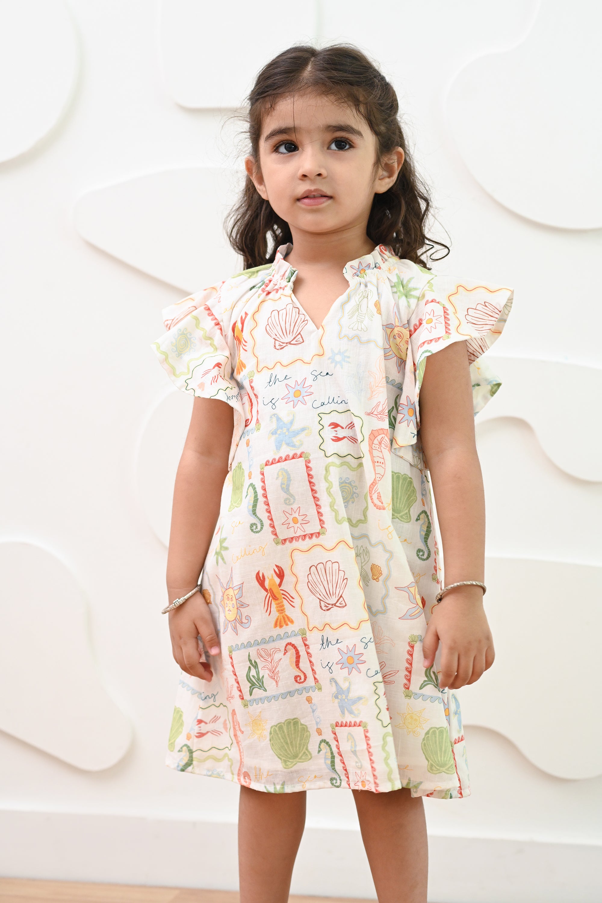 Alba Dress - Olive Dust
