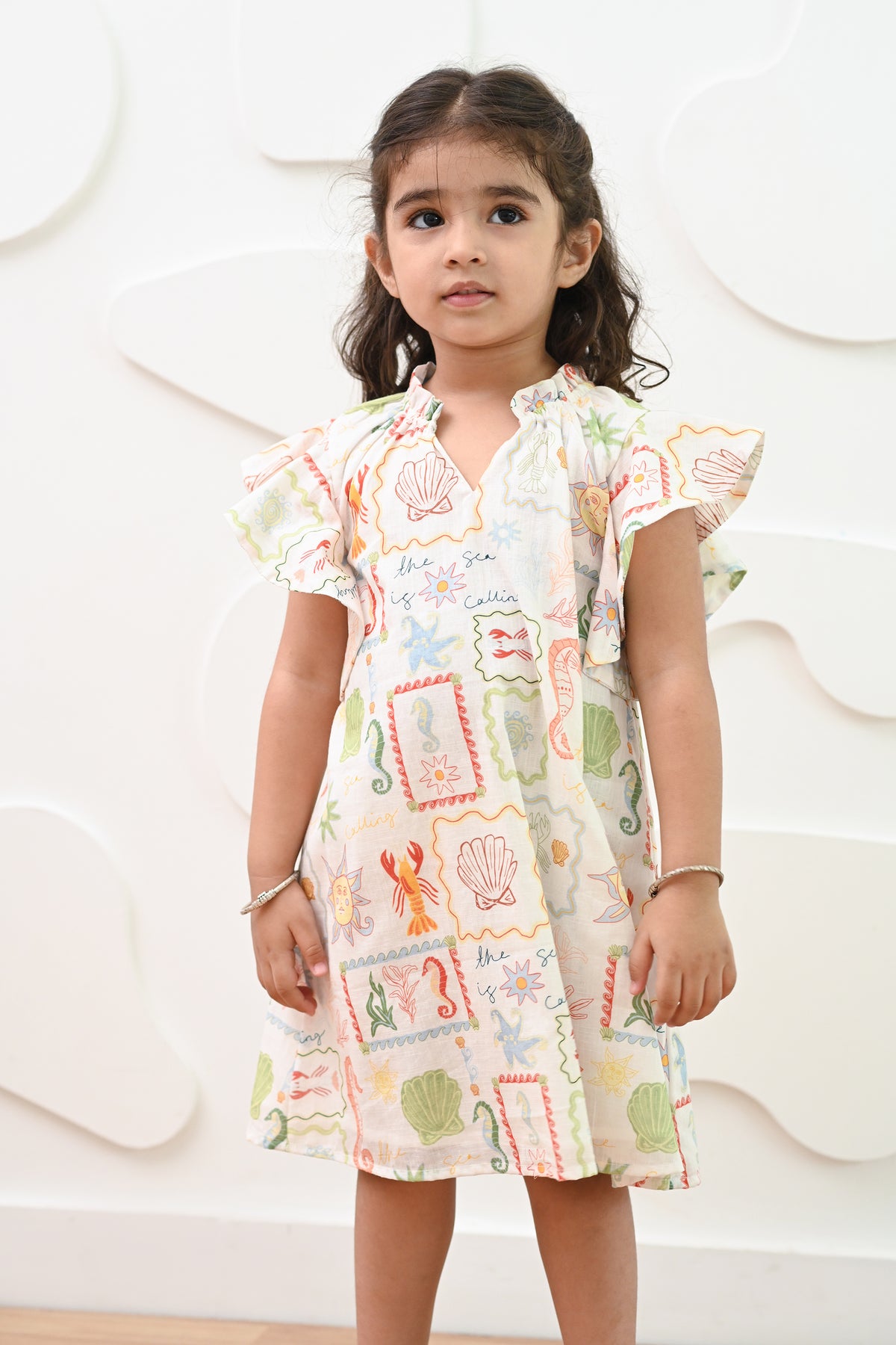 Alba Dress - Olive Dust